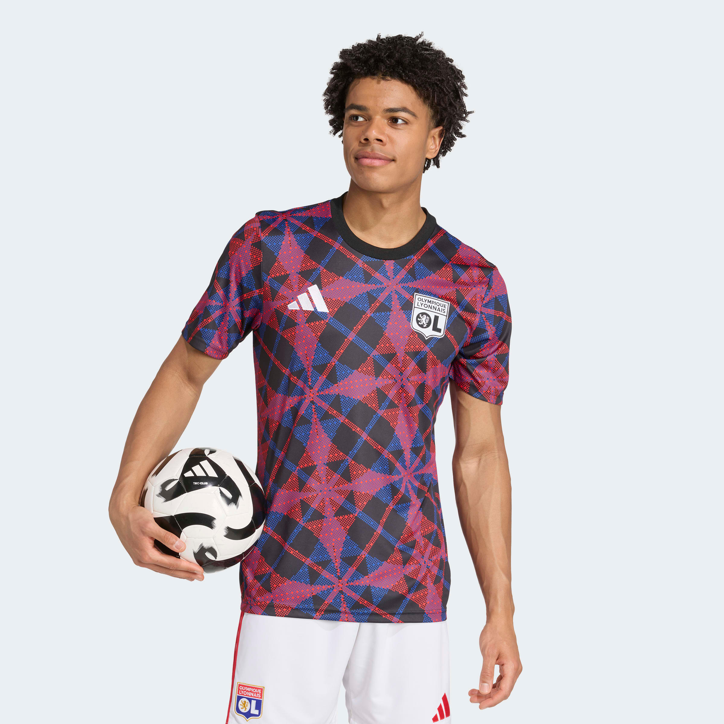 ADIDAS Olympique Lyonnais 25/26 rozcvičkový dres S