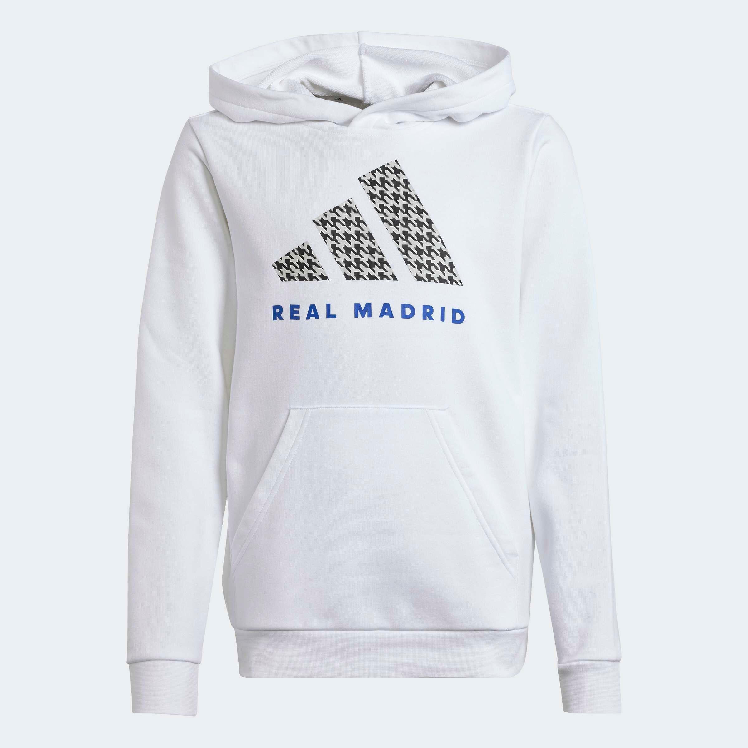 ADIDAS Real Madrid 25/26 detská mikina s kapucňou 128 cm