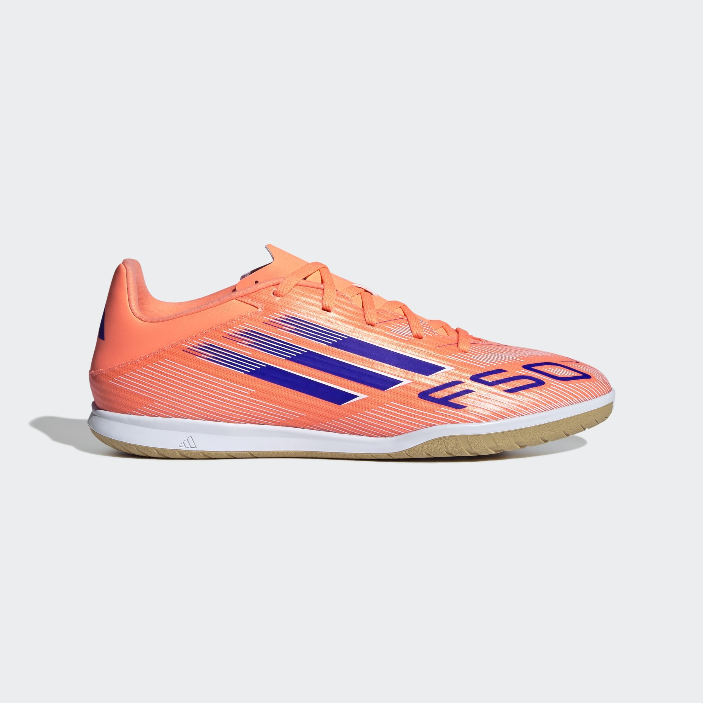 Ghete F50 Club Futsal Portocaliu Adulți