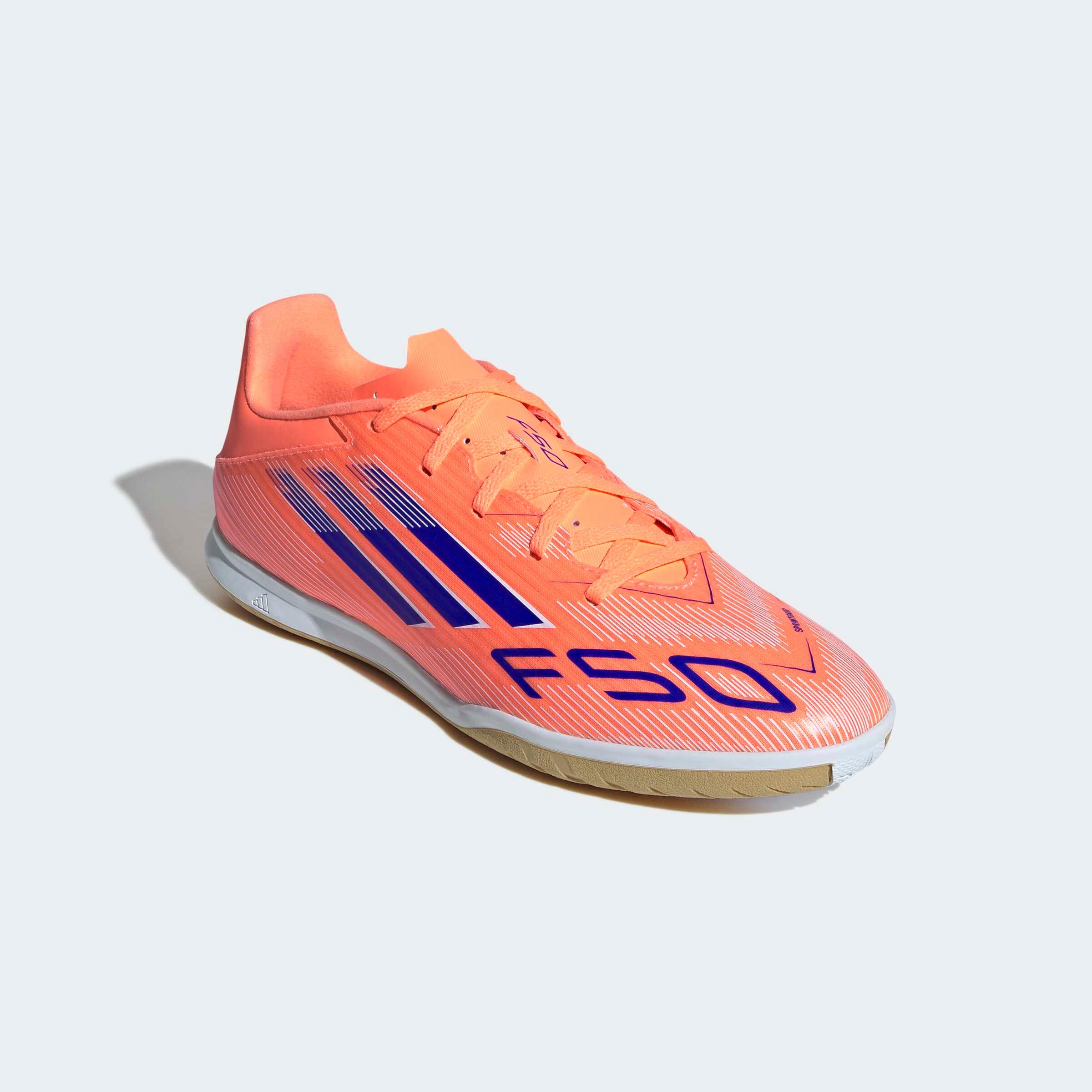 Sapatilhas de Futsal Adulto F50 Club Laranja 2/7