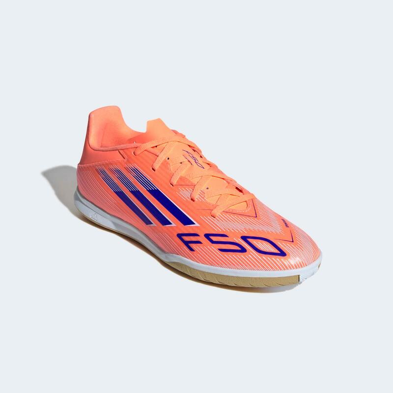 Ghete F50 Club Futsal Portocaliu Adulți