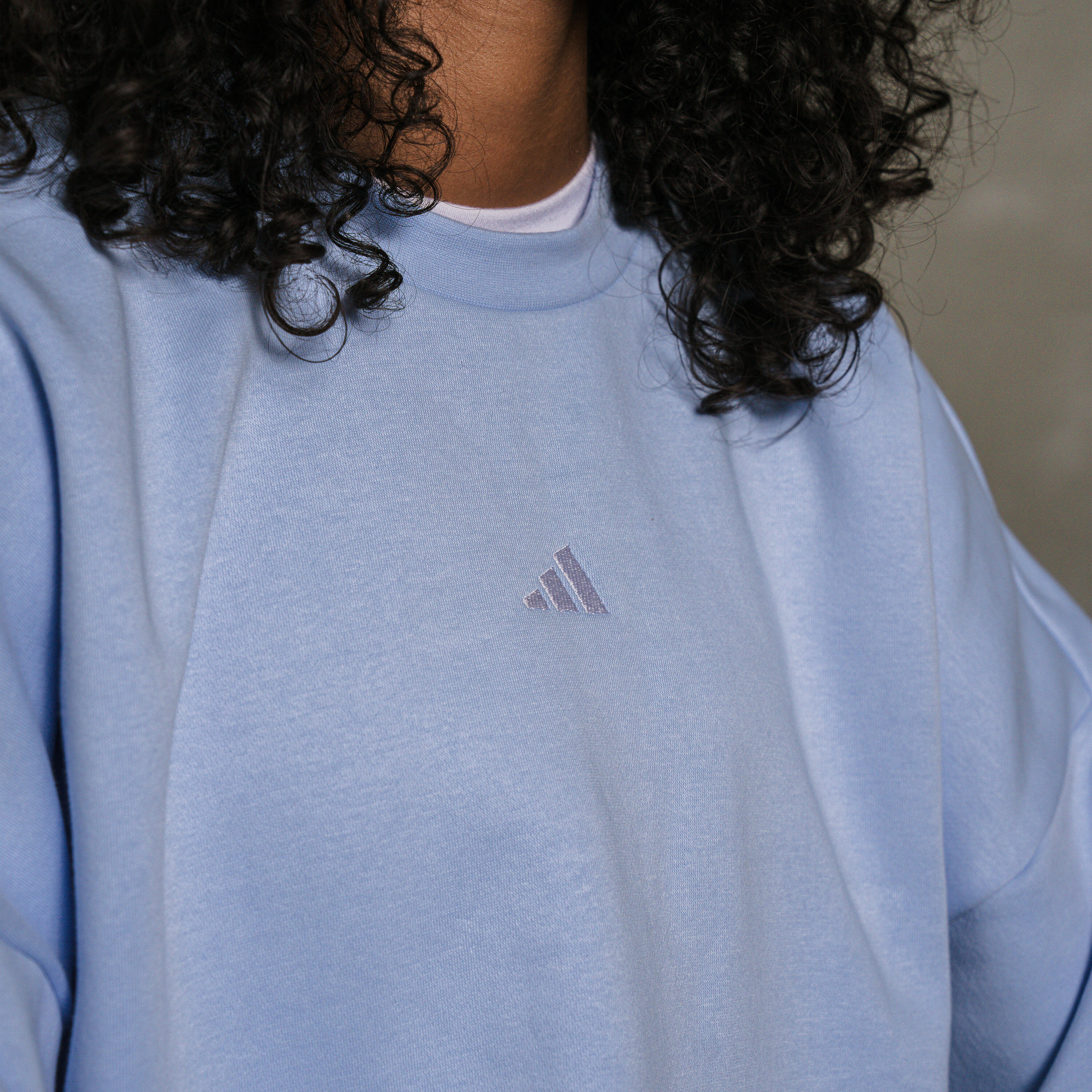 Fitness-Sweatshirt für Damen, hellblau 3/11