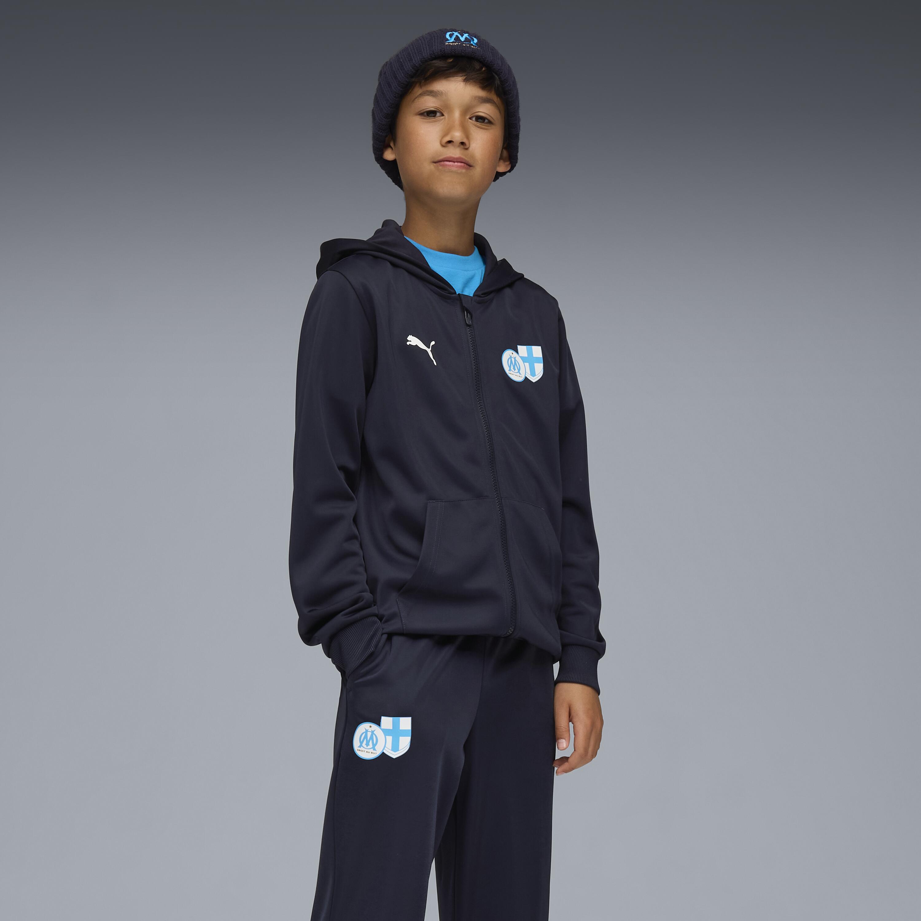 PUMA Olympique de Marseille 25/26 detská futbalová súprava 128 cm
