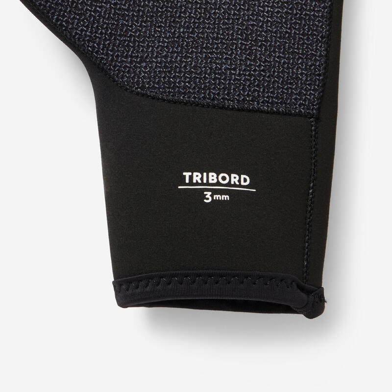 Mănuși scufundări din neopren 3mm Resist întărituri din Kevlar Negru