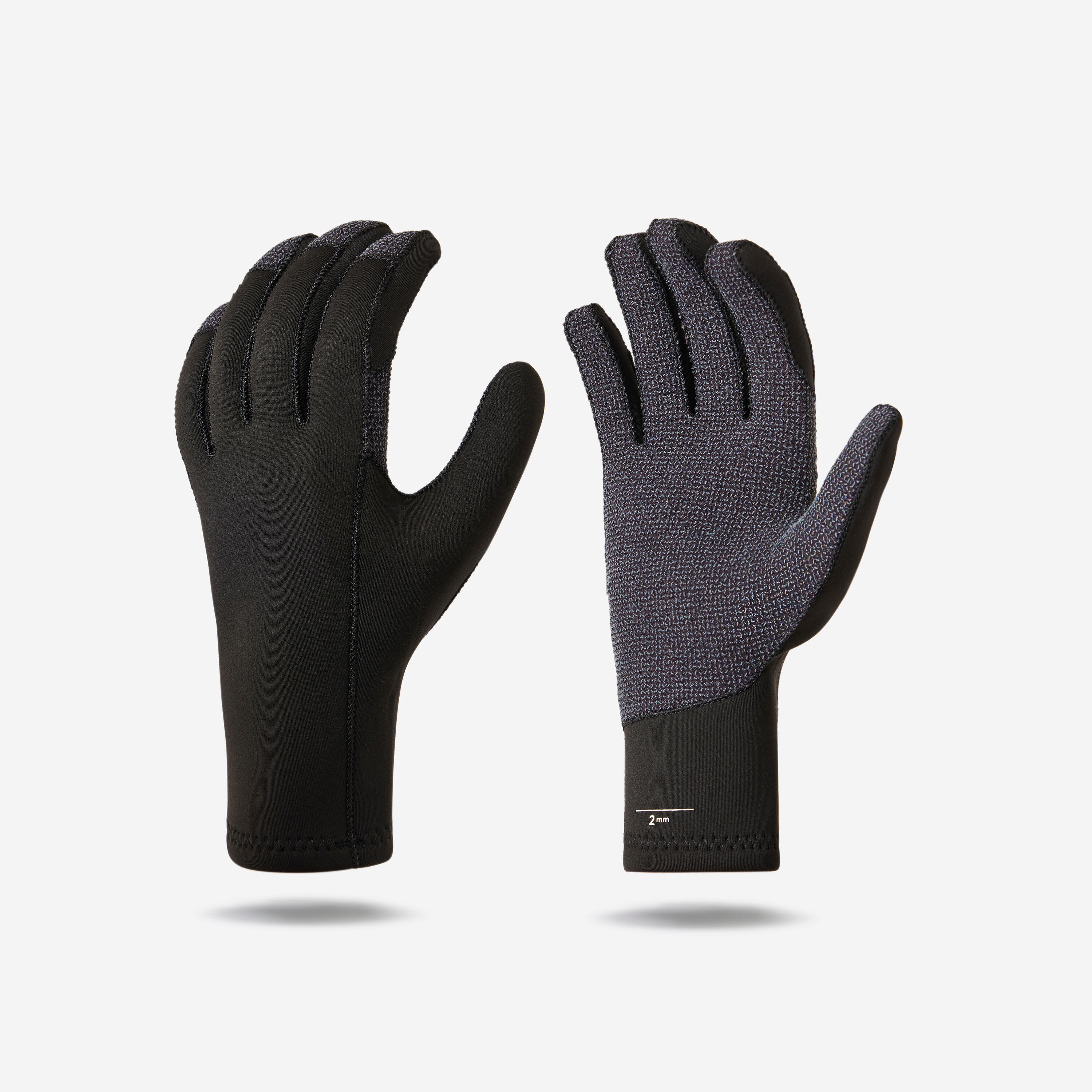 Mănuși scufundări neopren 2mm Resist întărituri din Kevlar Negru