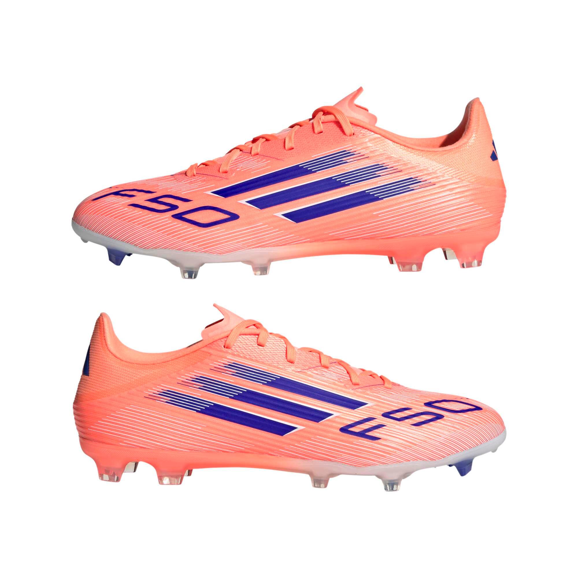 Chuteiras de Futebol Adulto F50 League FG/MG Laranja 8/8