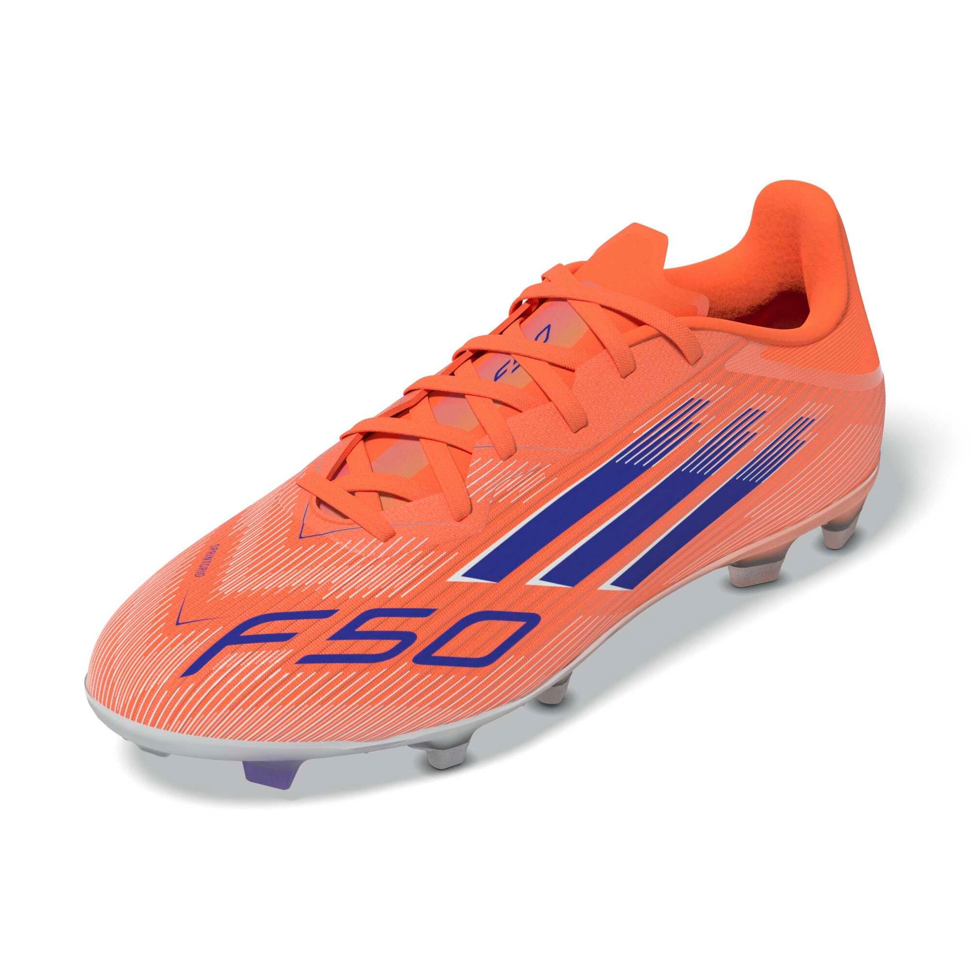 Botas de fútbol F50 League FG/MG Adulto Naranja 7/9
