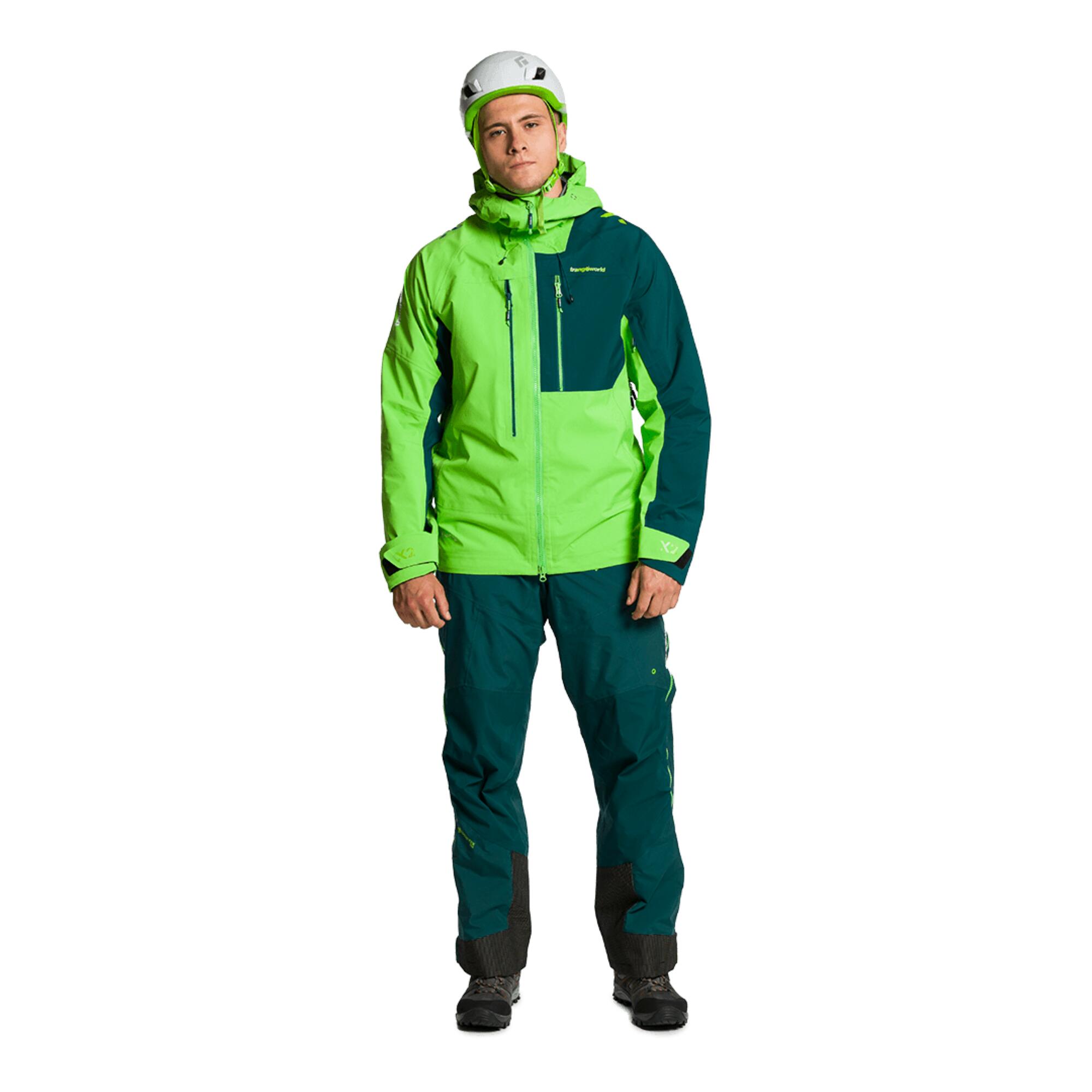 Chaqueta cortavientos de montaña Gore-Tex Hombre Trangoworld TRX2