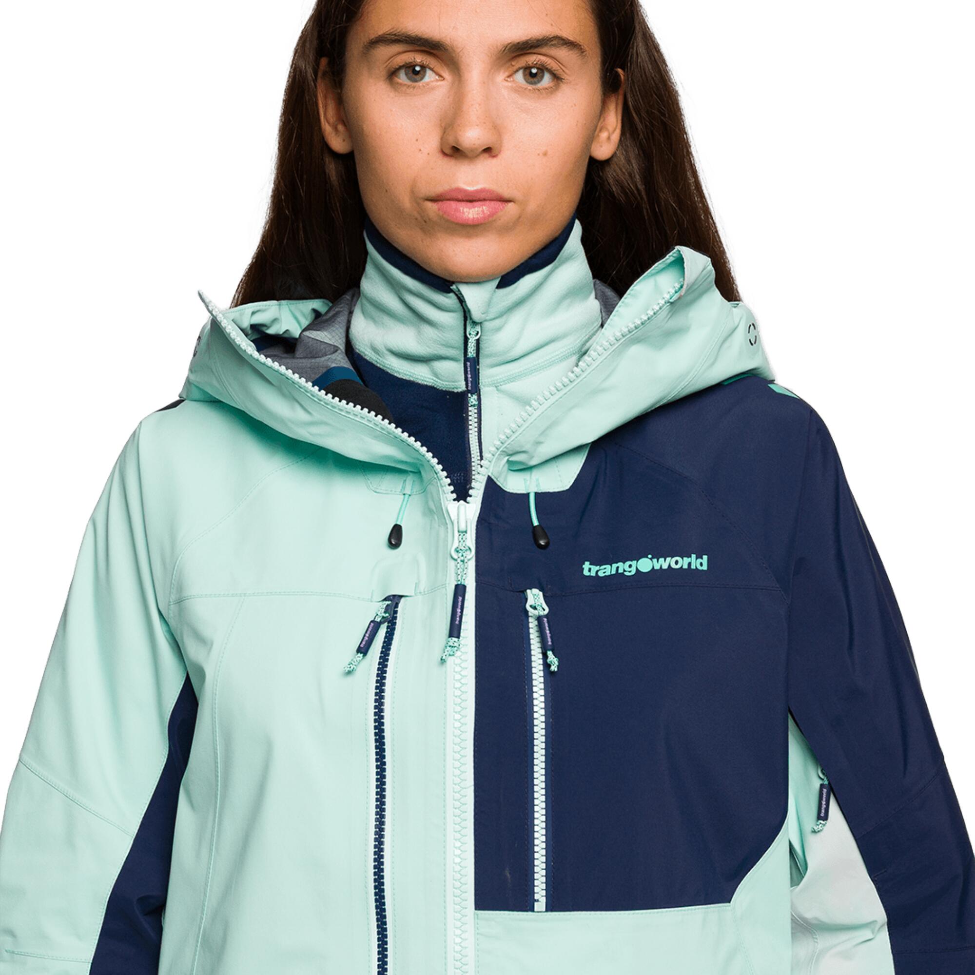 Chaqueta cortavientos de montaña Gore-Tex Mujer Trangoworld TRX2 Shell EVO 8/12