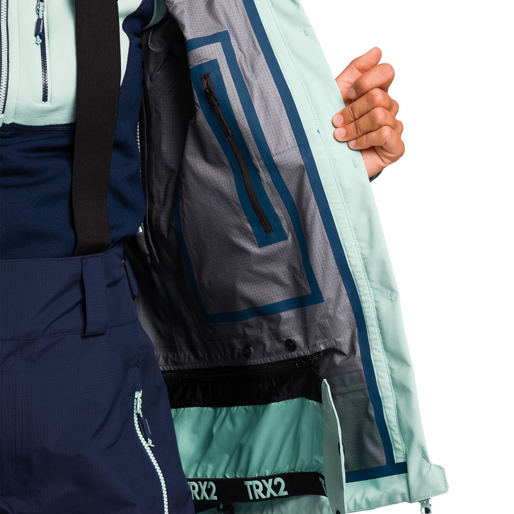Chaqueta cortavientos de montaña Gore-Tex Mujer Trangoworld TRX2 Shell EVO 12/12