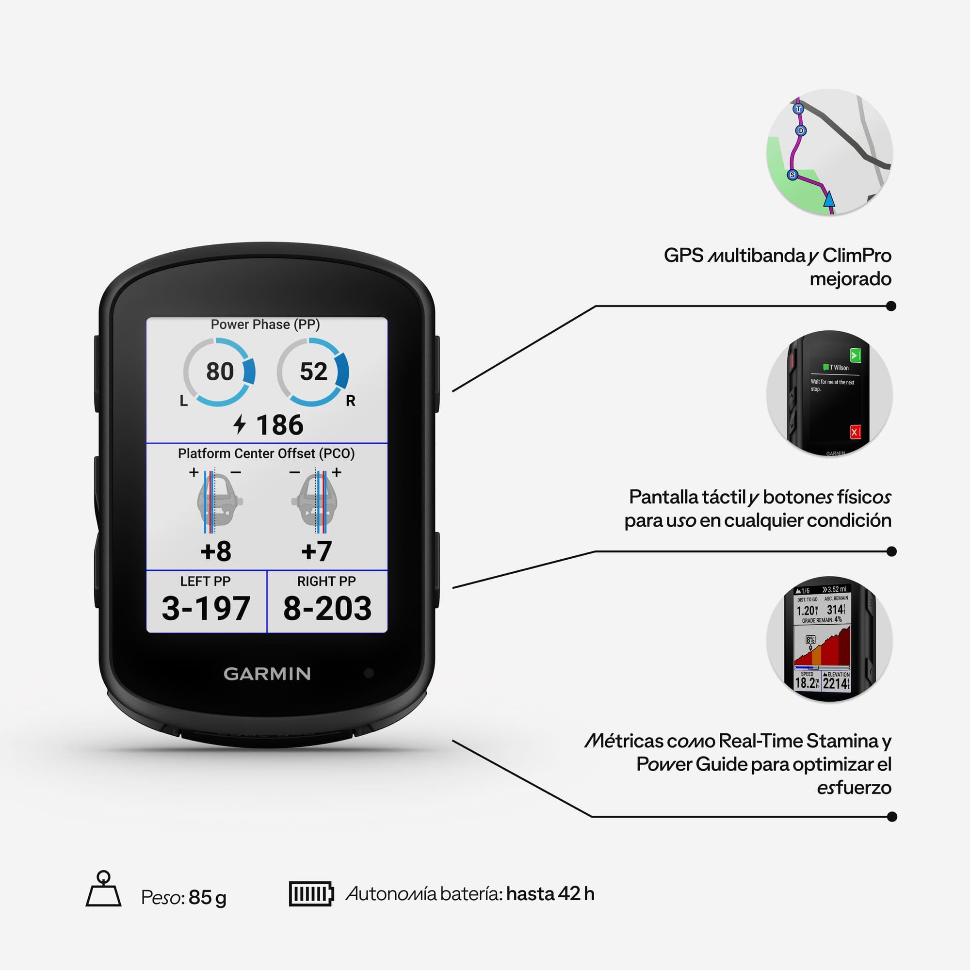 Ciclocomputador Ciclismo Garmin Edge 840 GPS 2/18
