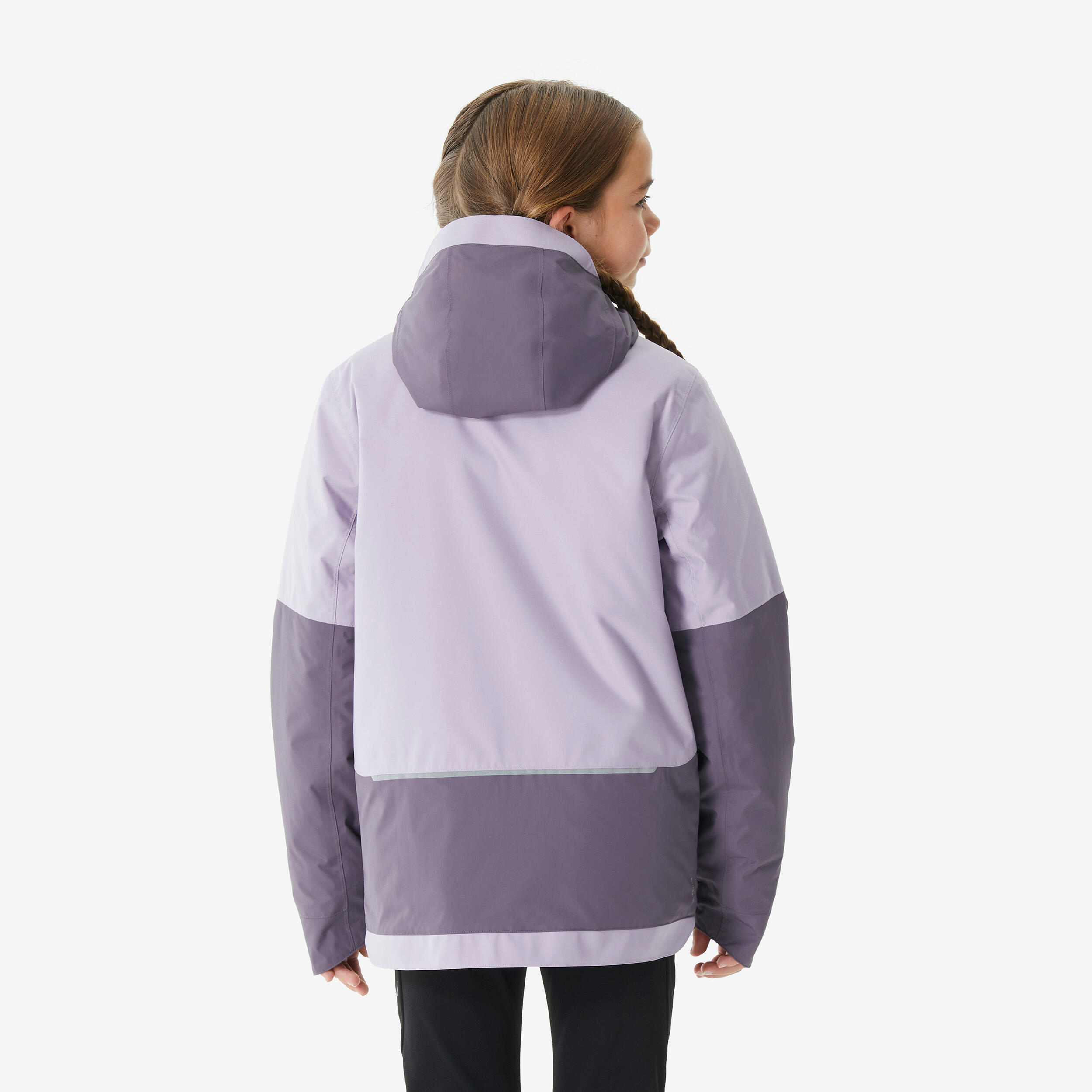 Kids’ 3-in-1 Warm Hiking Jacket, MH 500 Age 7–15