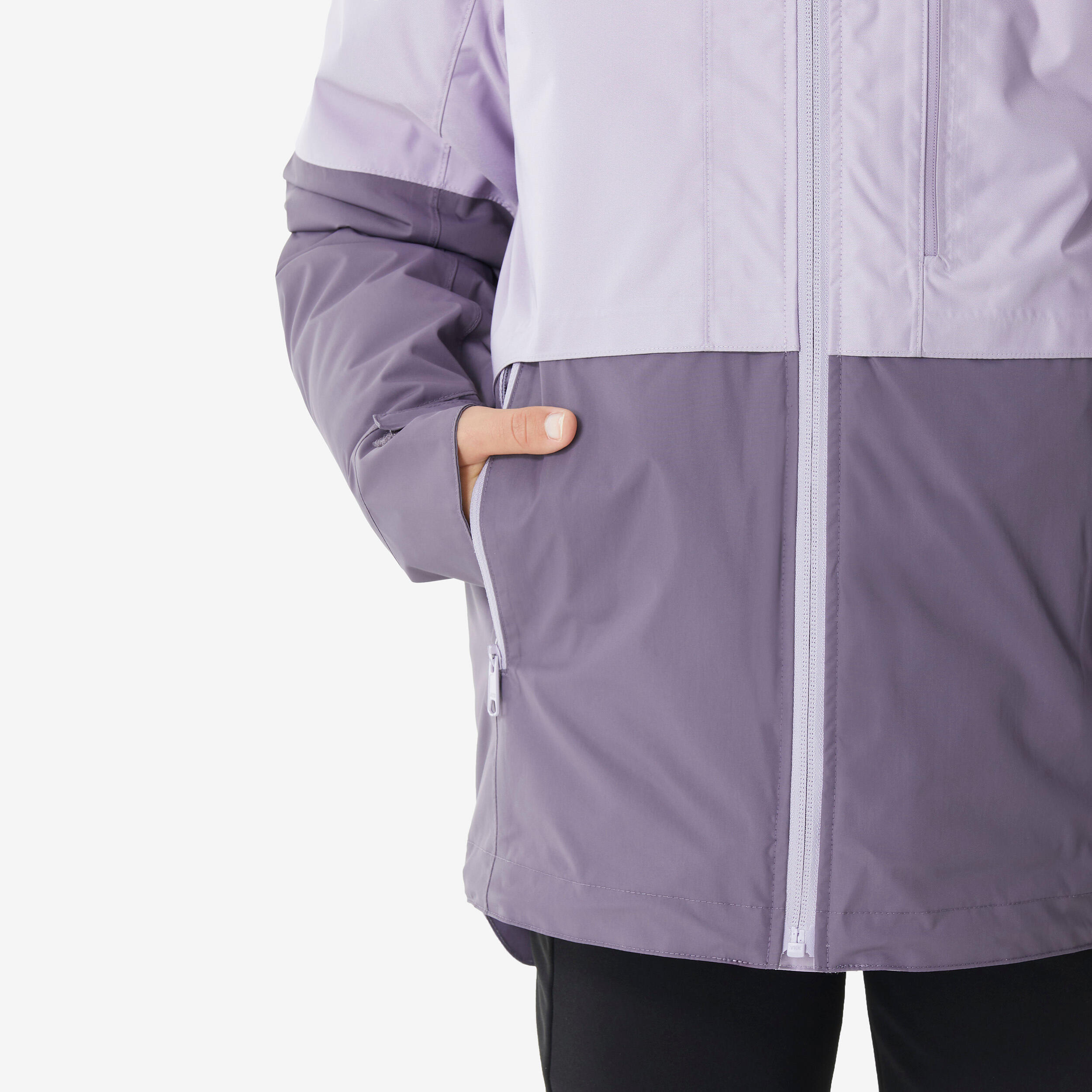 Manteau de randonnée chaud 3 en 1 enfant, MH 500 Âge 7-15 ans 5/14