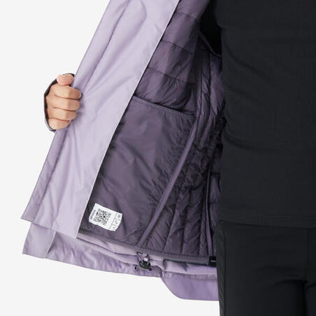 Куртка дитяча MH500 для туризму 7-15 років фіолетова