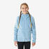 Kids’ Warm Hiking Fleece Jacket - MH500 Blue Grey (7-15 Yrs)