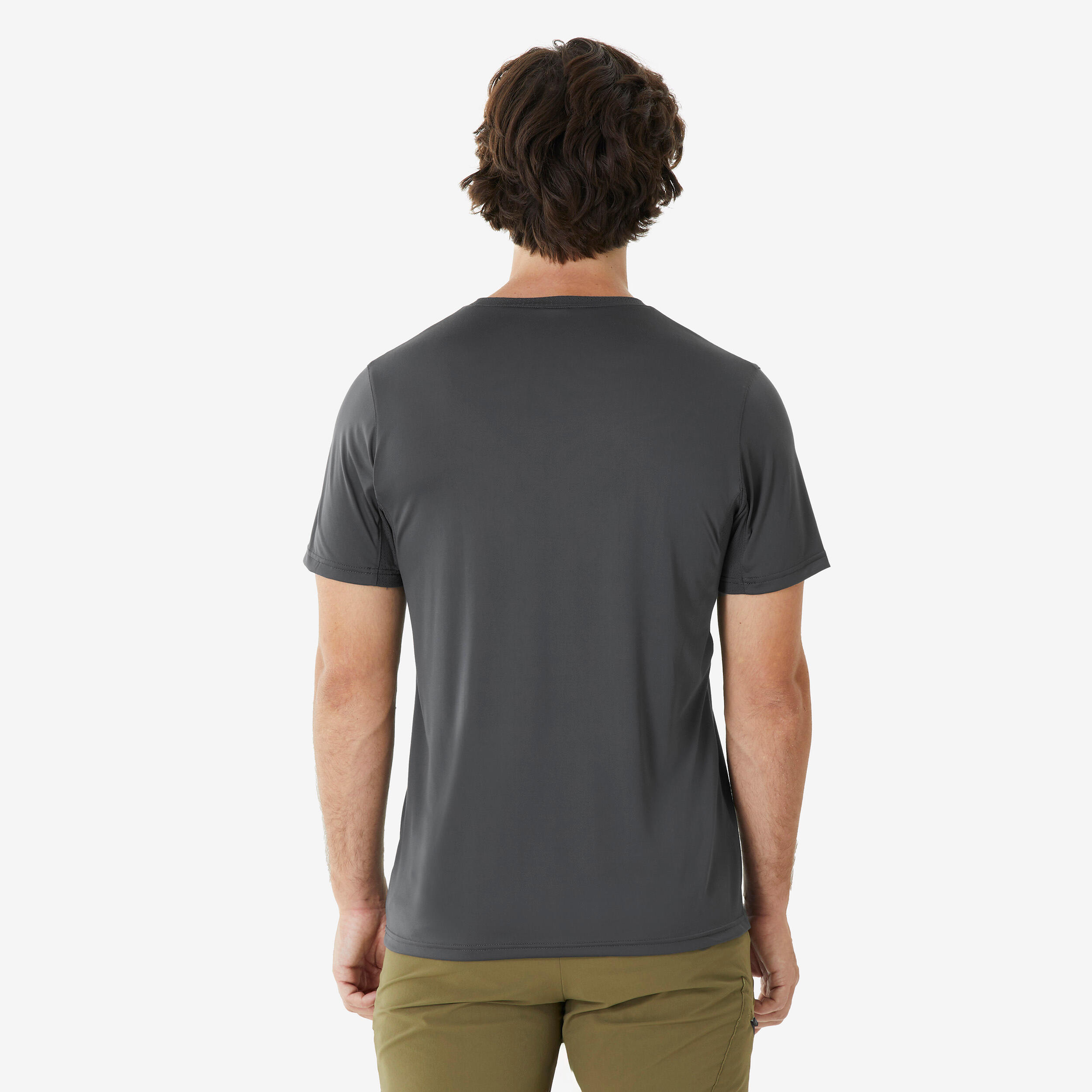 Men Dry Fit Activewear T-Shirt Grey - MH100