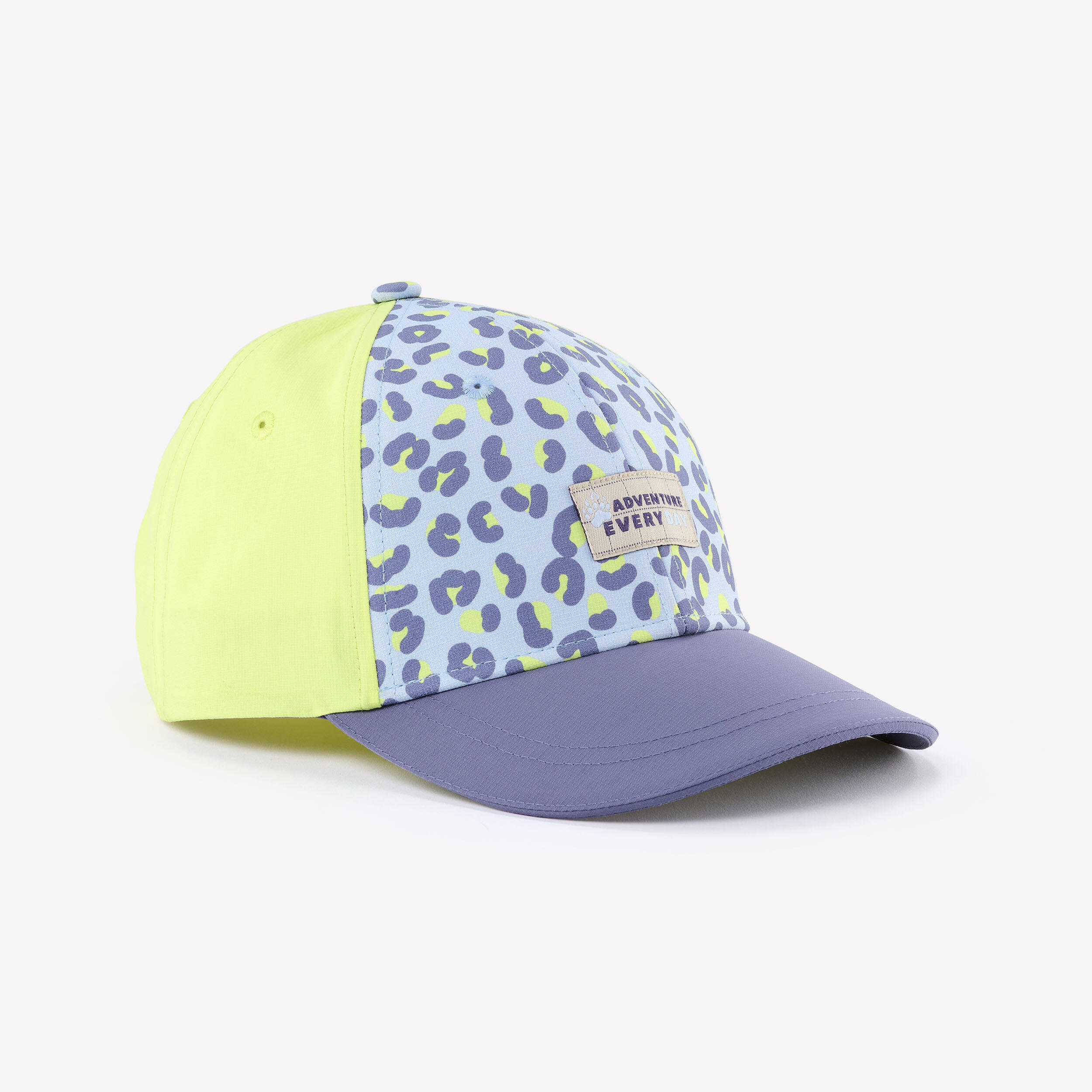 Kids’ hiking cap MH100, 7-15 years - Purple -  1