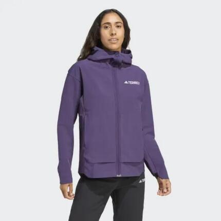 Softshell de montaña y trekking con capucha Mujer adidas Terrex