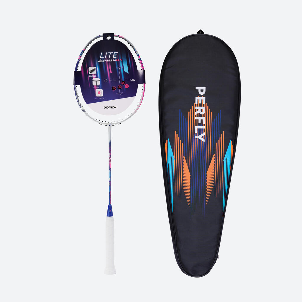 Crveni reket za badminton za odrasle BR LITE 990 PRO