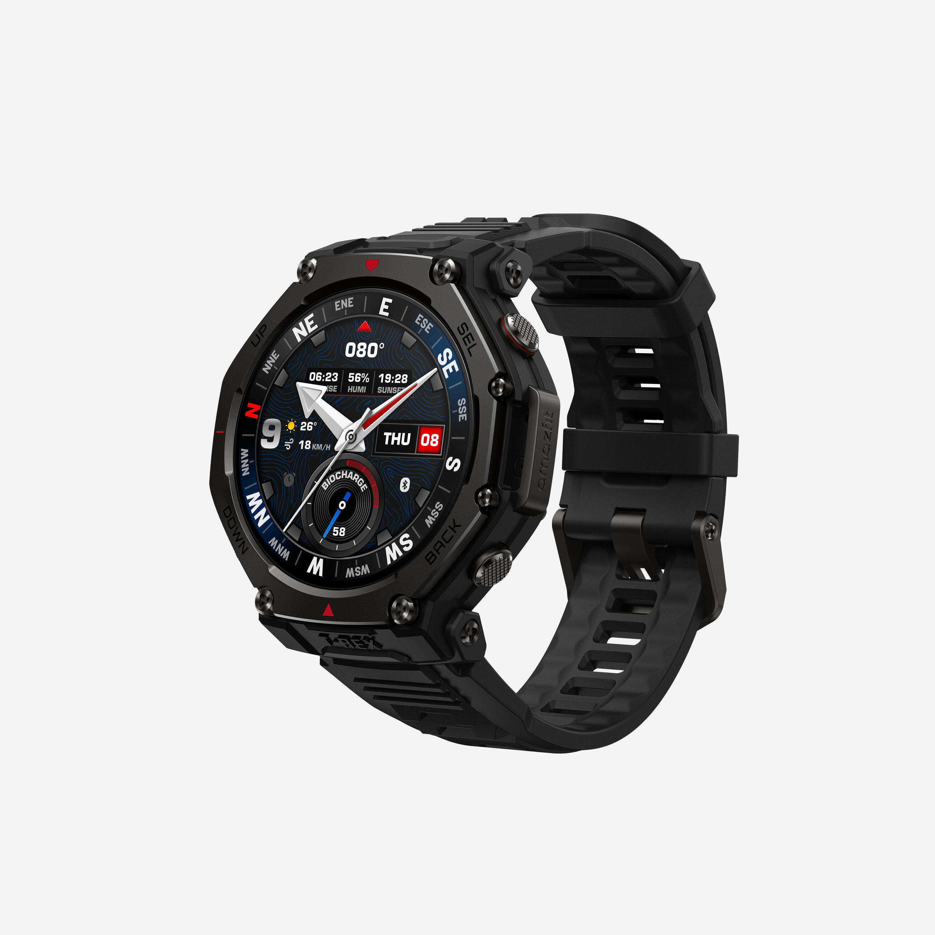 GPS-Sportuhr Smartwatch - Amazfit T-Rex 3 Pro 48 mm - schwarz 3/10