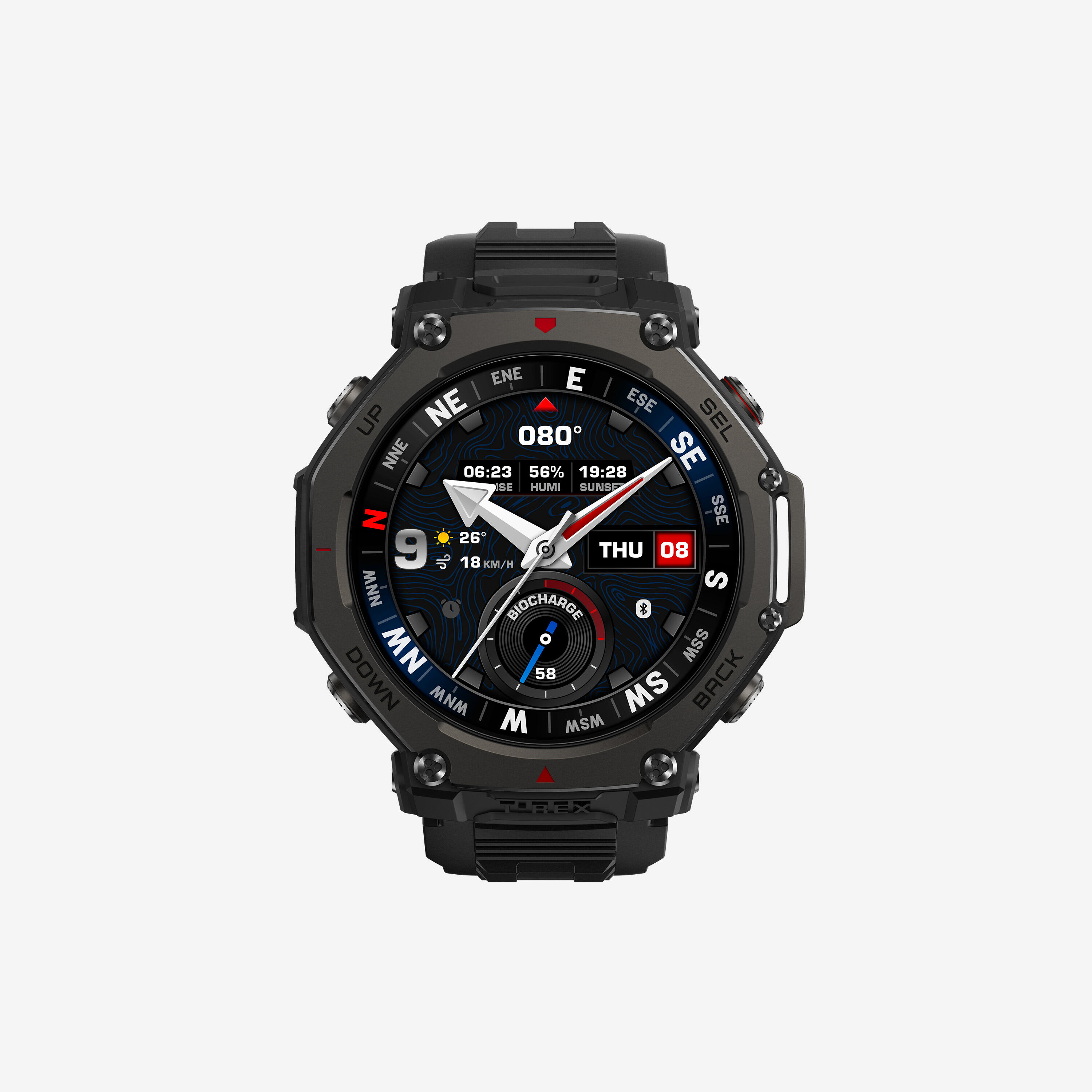 AMAZFIT T-Rex 3 Pro 48 mm s GPS inteligentné športové hodinky čierne