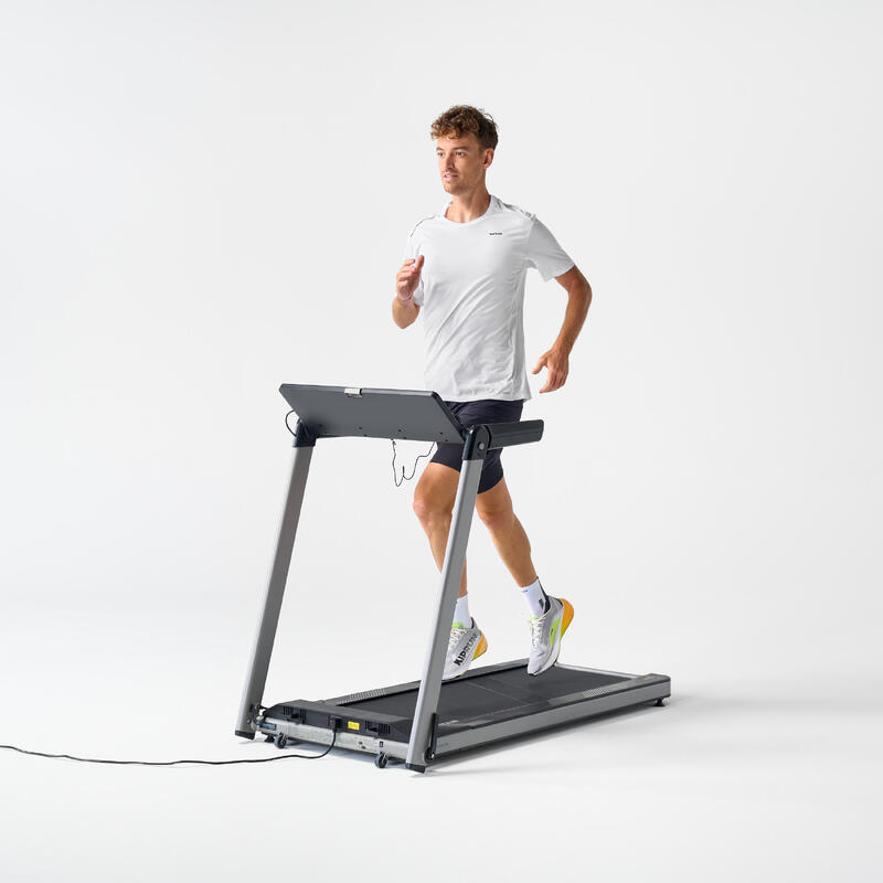 Bandă de alergat pliabilă 14km/h COMPACT RUN100 