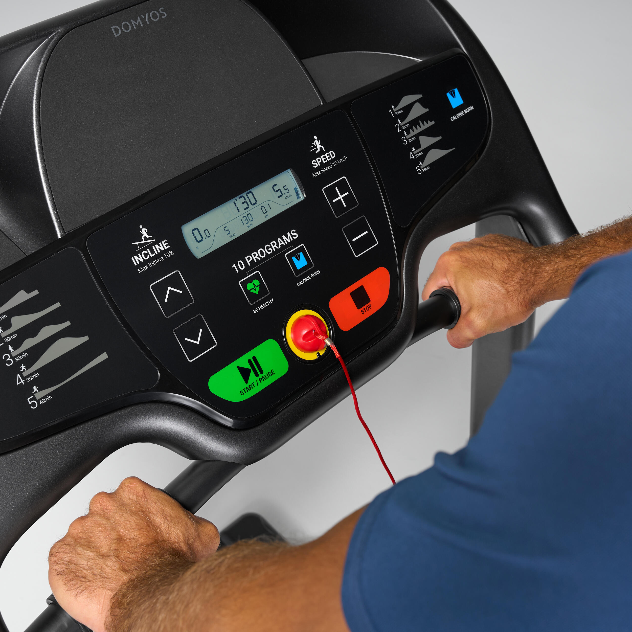 Laufband T520B 13 km/h, mit Garantie von Decathlon 3/11