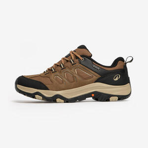 Zapatillas de senderismo caña baja impermeables hombre, MH500 marrón
