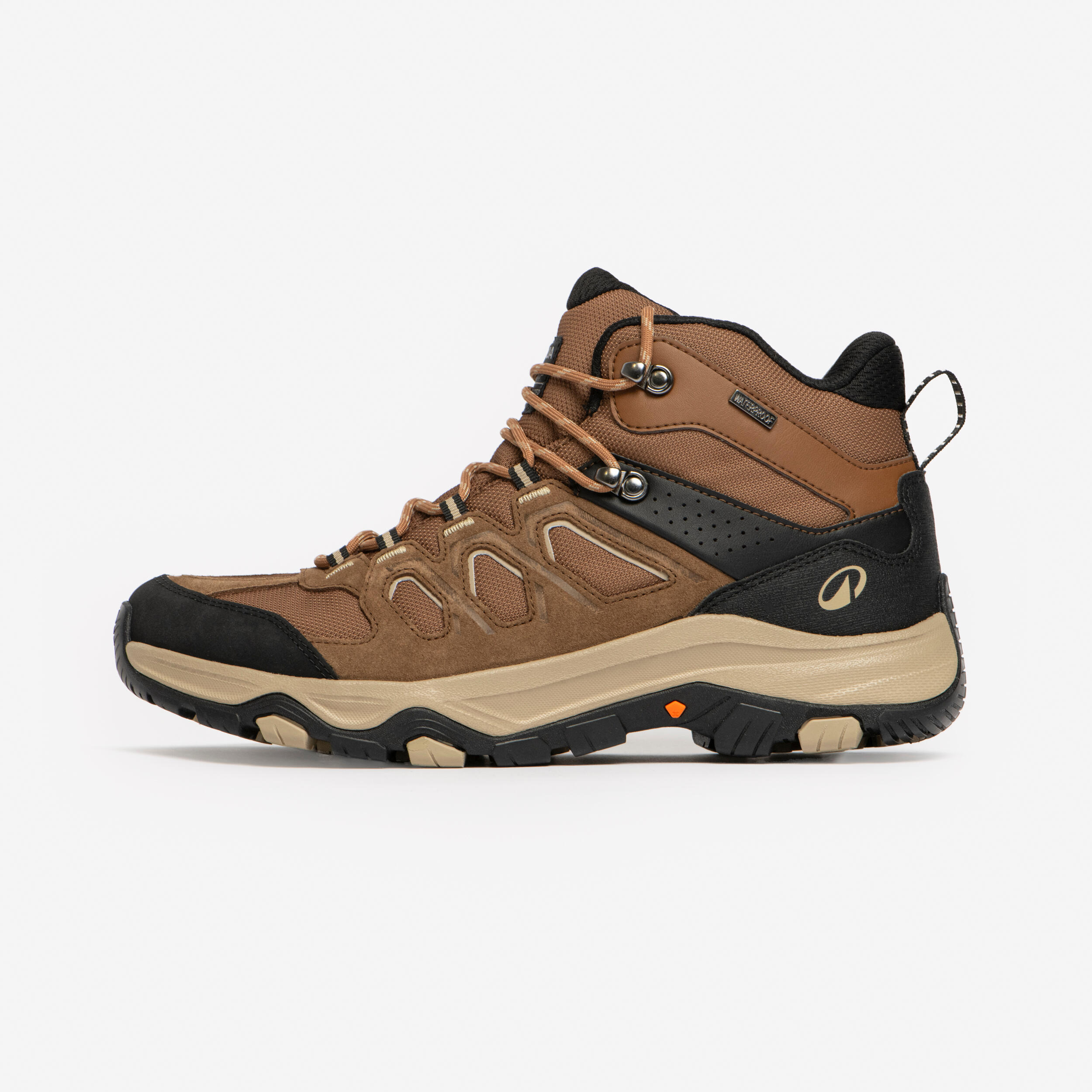 Men’s Waterproof High Hiking Boots MH500 - Brown