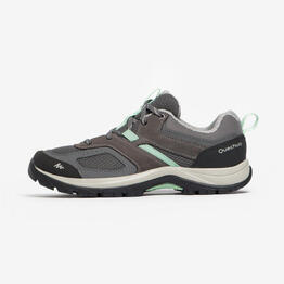 Chaussures de randonnée femme, MH100 gris