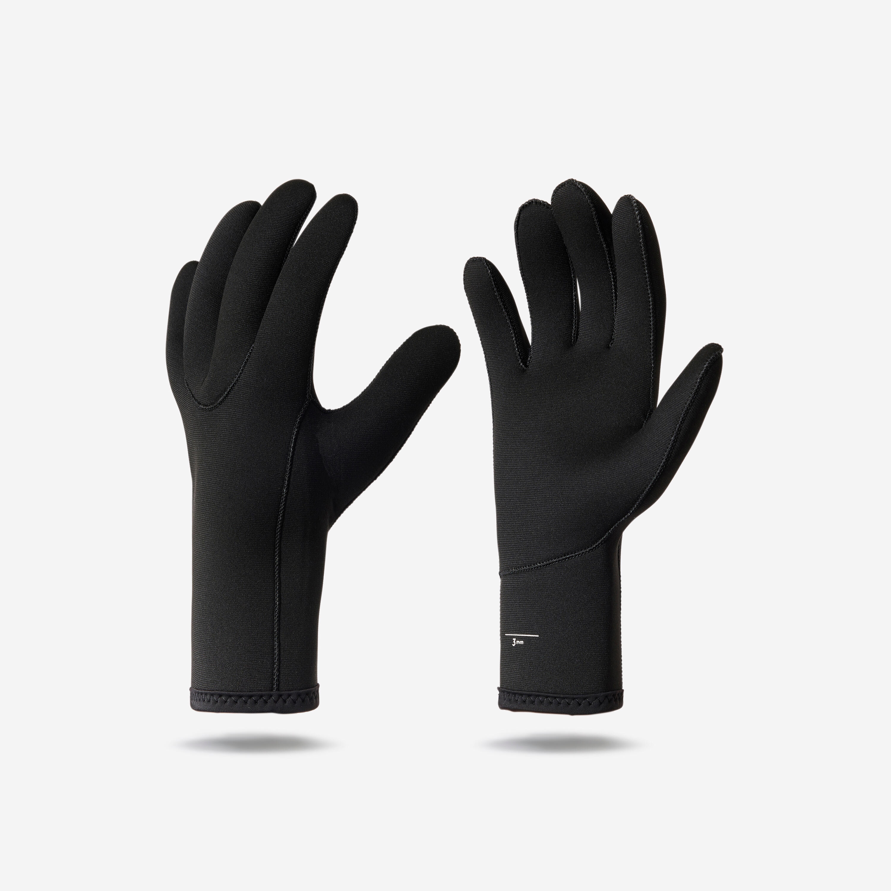 Diving gloves 3mm neoprene Basic - black