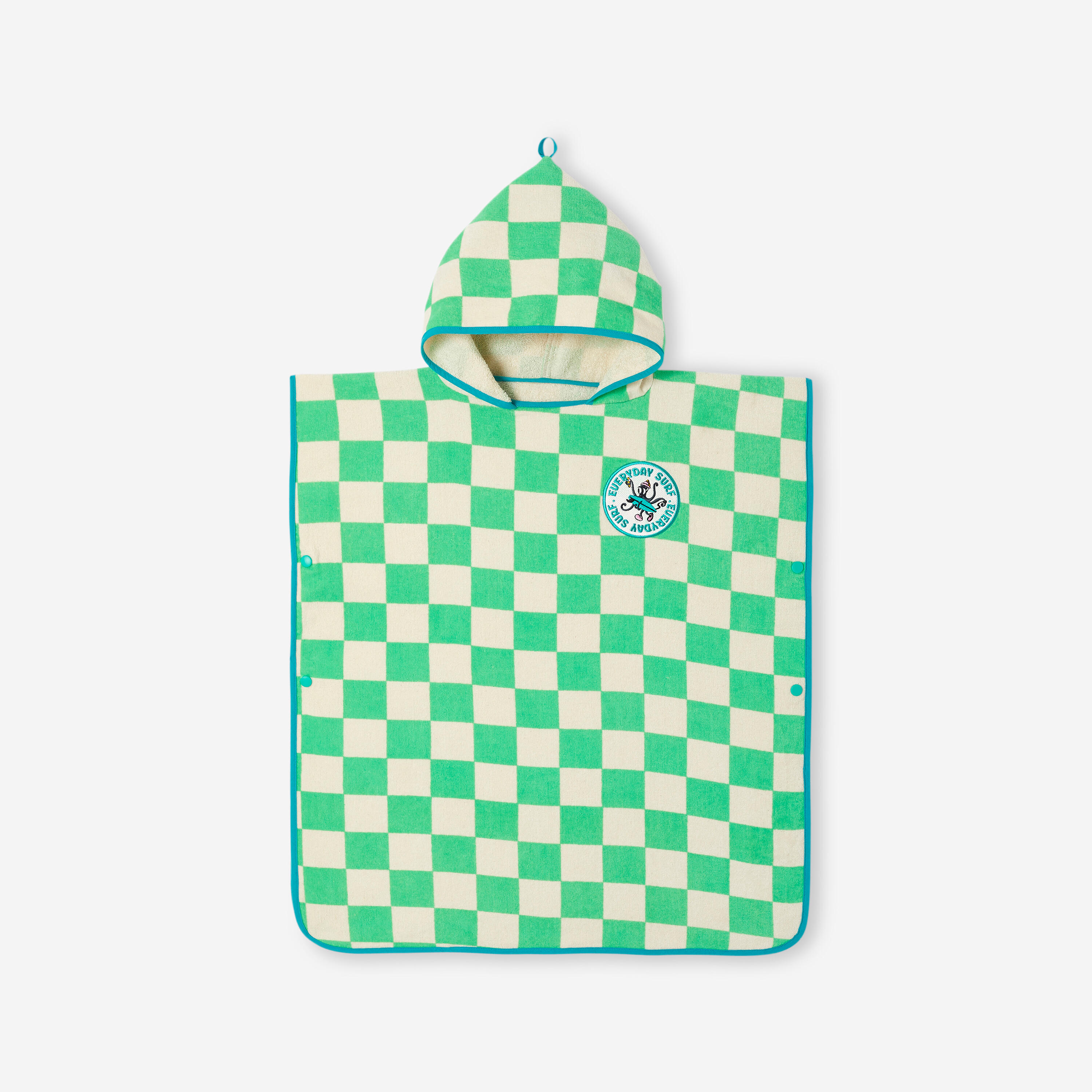 Poncho surf bambini POULPY verde 5/8
