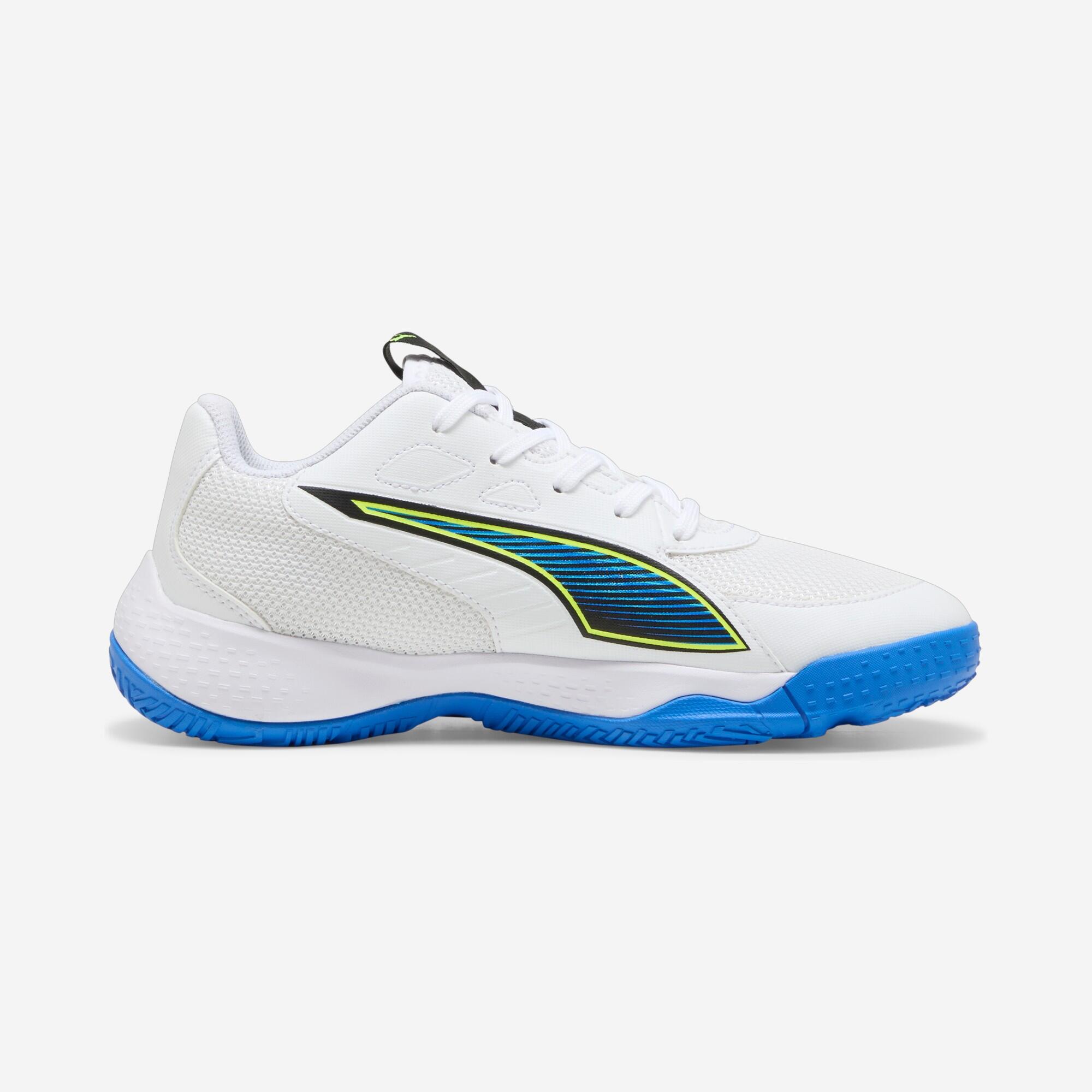 Chaussures de handball Enfant - PUMA Accelerate 4 JR blanc/bleu/rouge 6/6