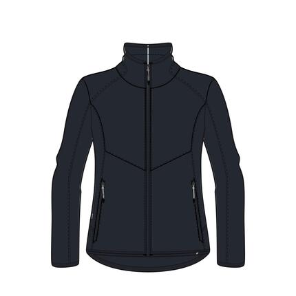 Veste polaire chaude de voile femme, 500 bleu marine