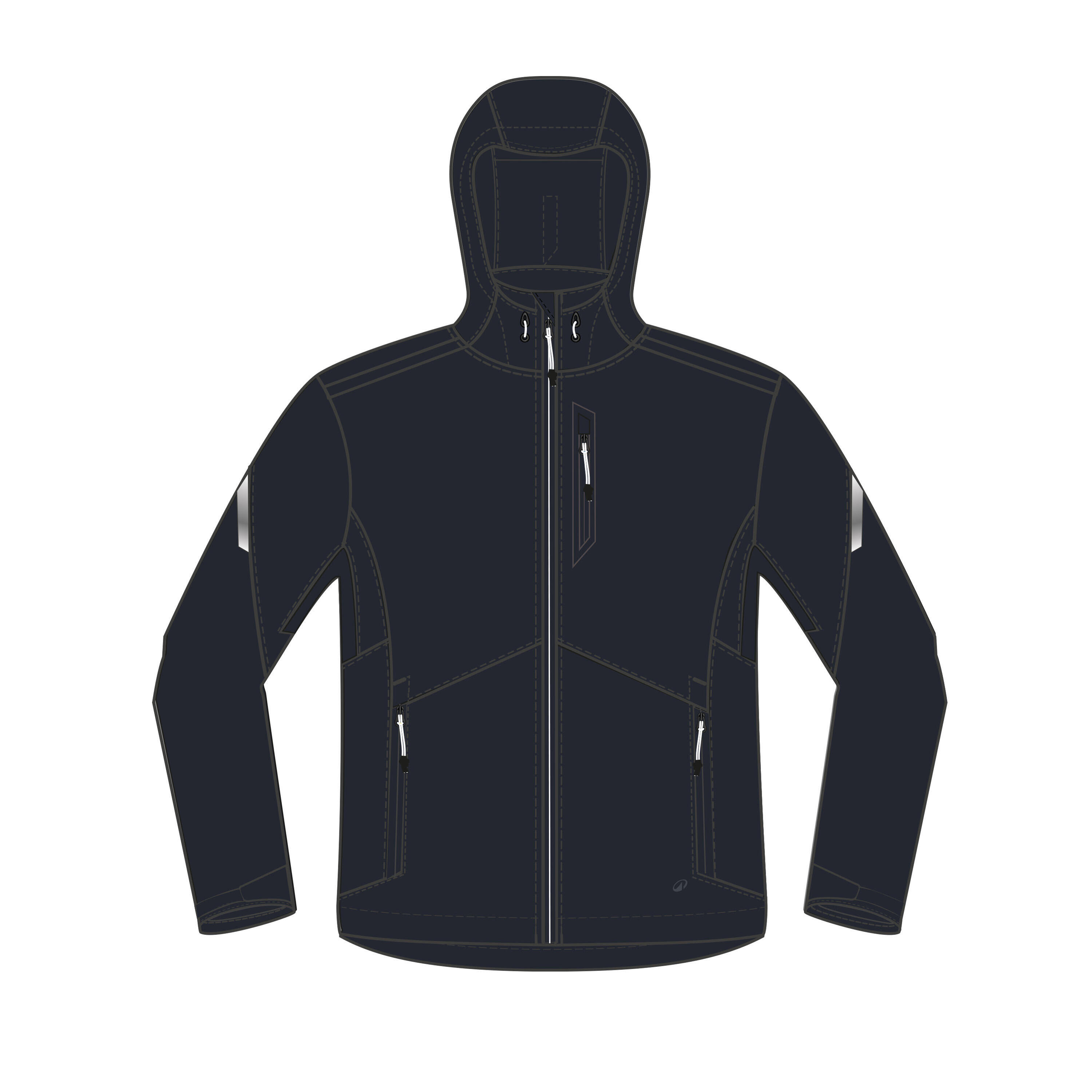 Giacca vela uomo SAILING 500 blu 43/52