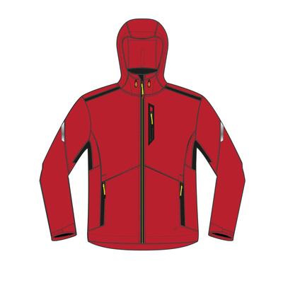 Softshell-jas sailing 500 voor heren rood