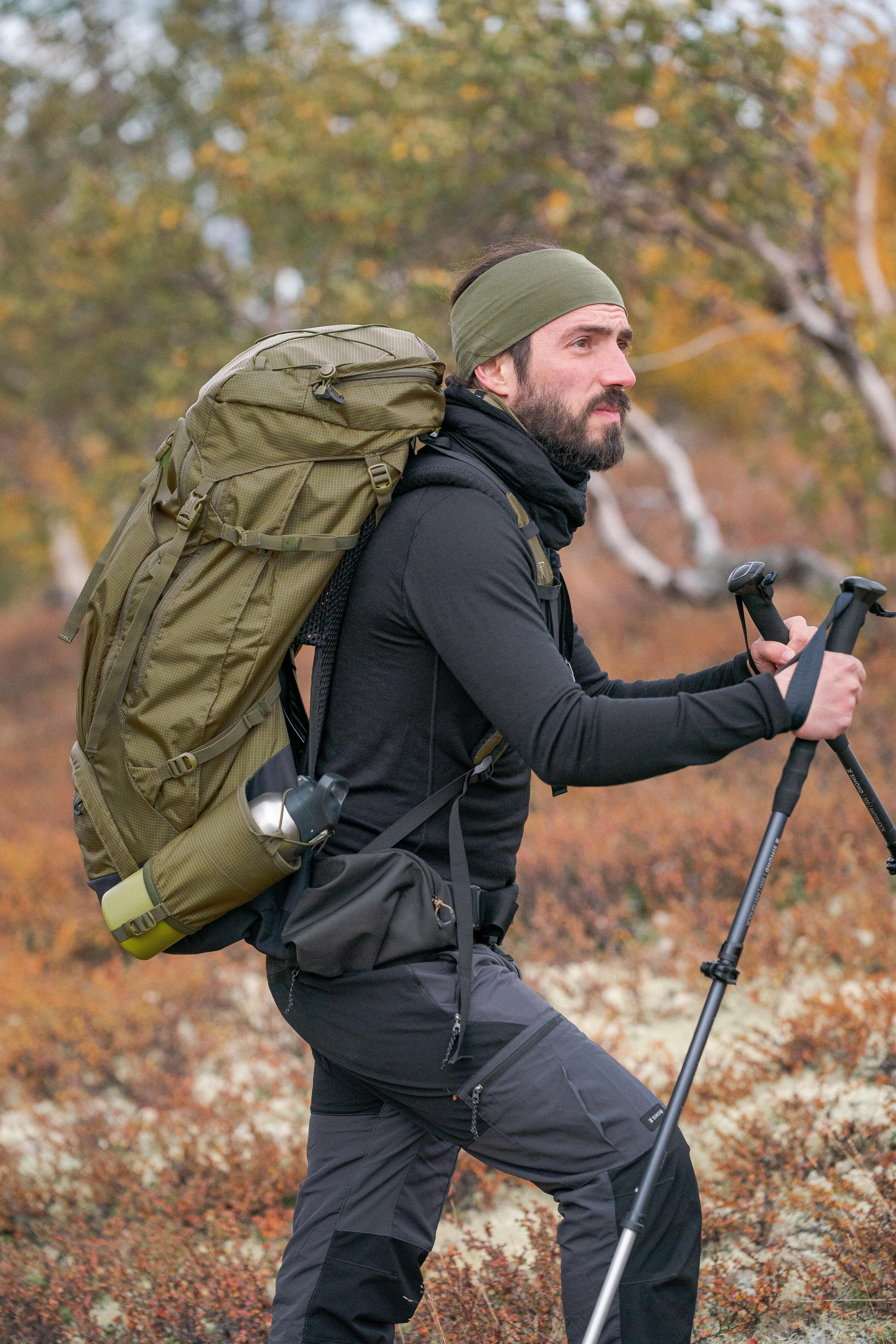 Men’s Trekking Backpack 60 +10 L, MT 500 Air 9/14