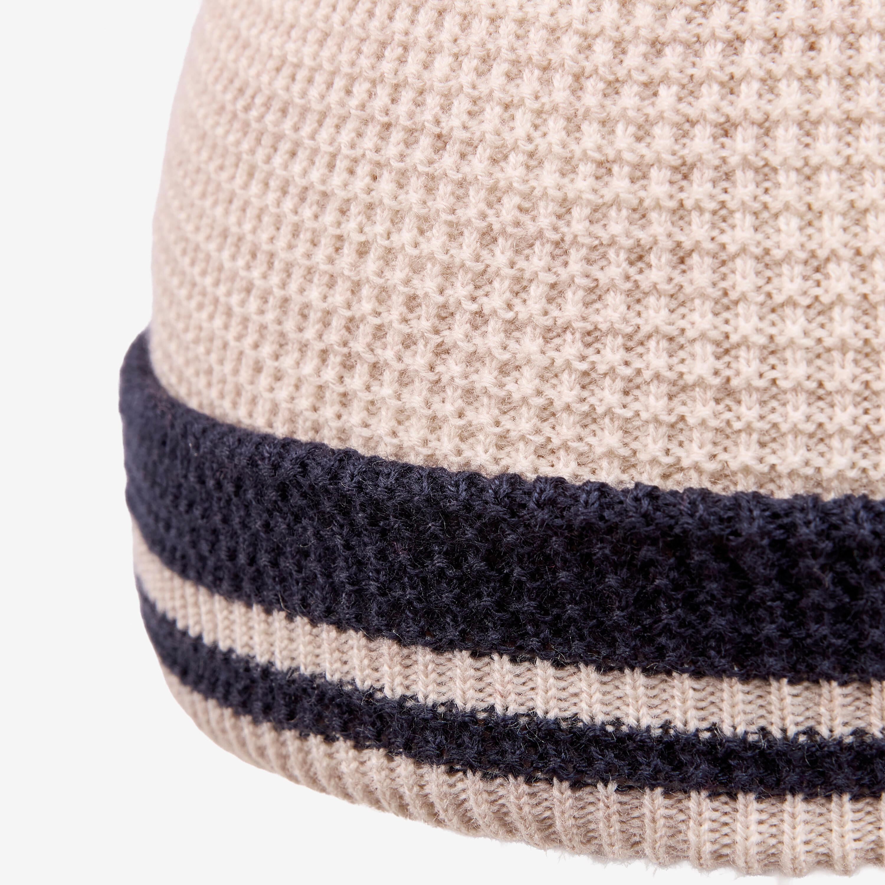 Gorro Vela Sailing 500 Adulto Beis Cálido Cortavientos 2/4