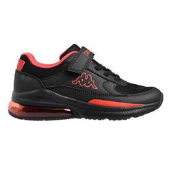 Chaussures enfant FURON KAPPA, noir et rouge