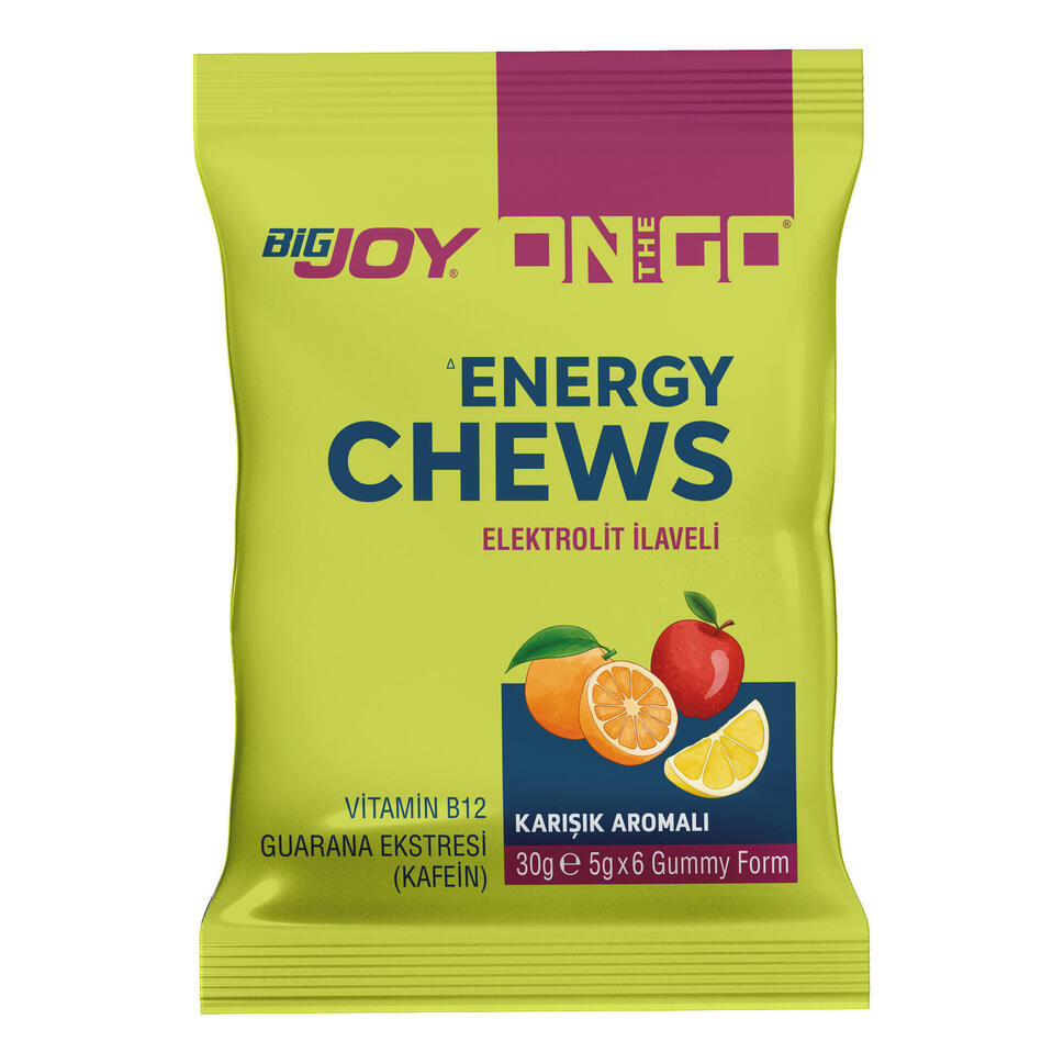 Çiğnenebilir Enerji Gummy - Karışık Aromalı - 30 g - Onthego