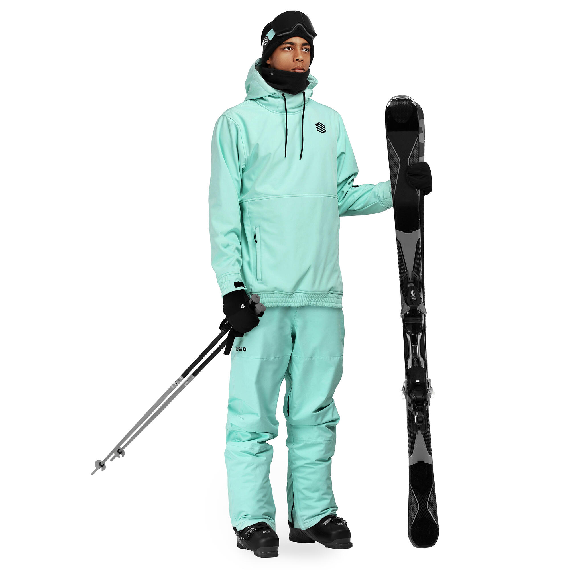 Pantalons d'esquí i neu impermeable home Siroko Glacier 3/5