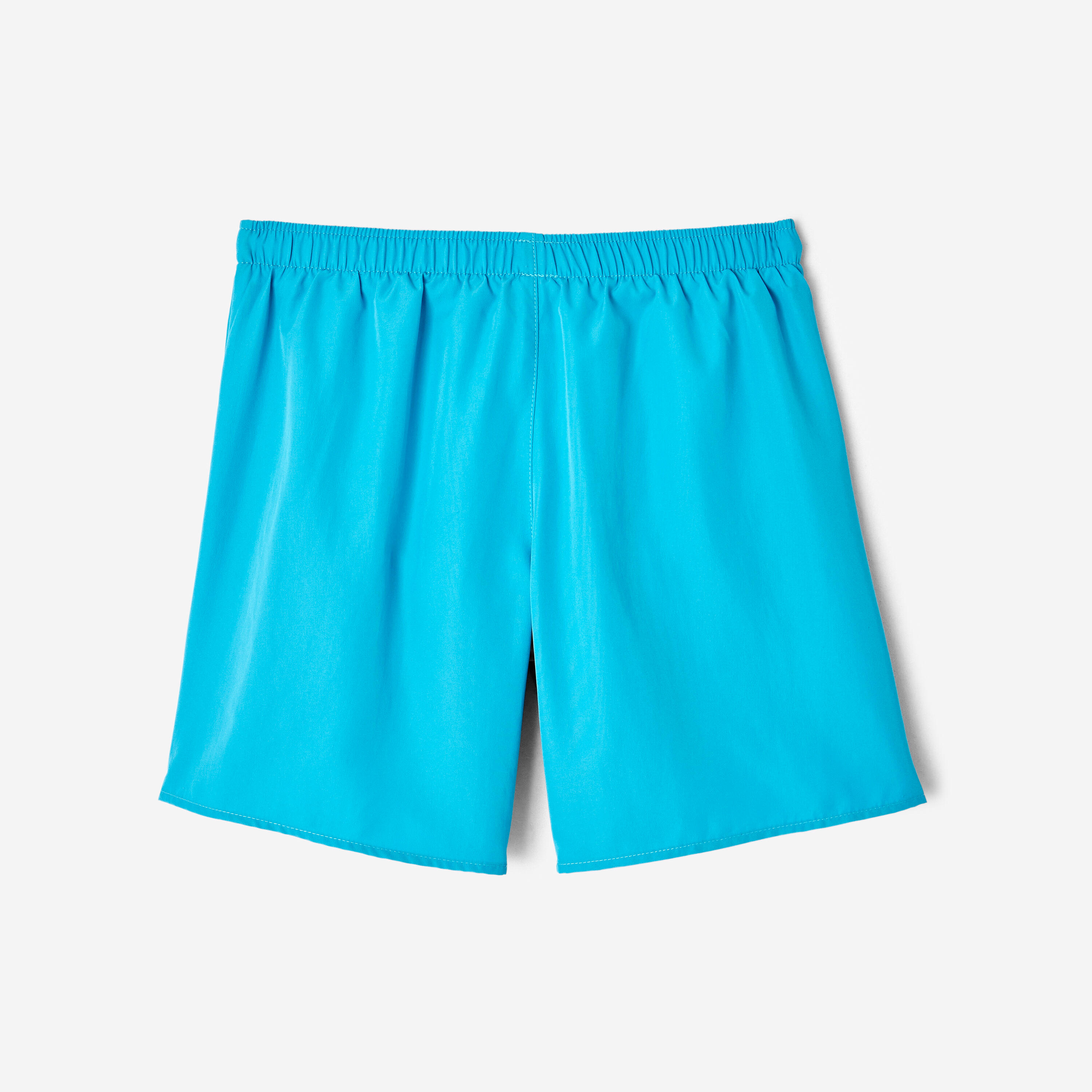 Short de bain Garçon - 100 Bleu cyan 6/7