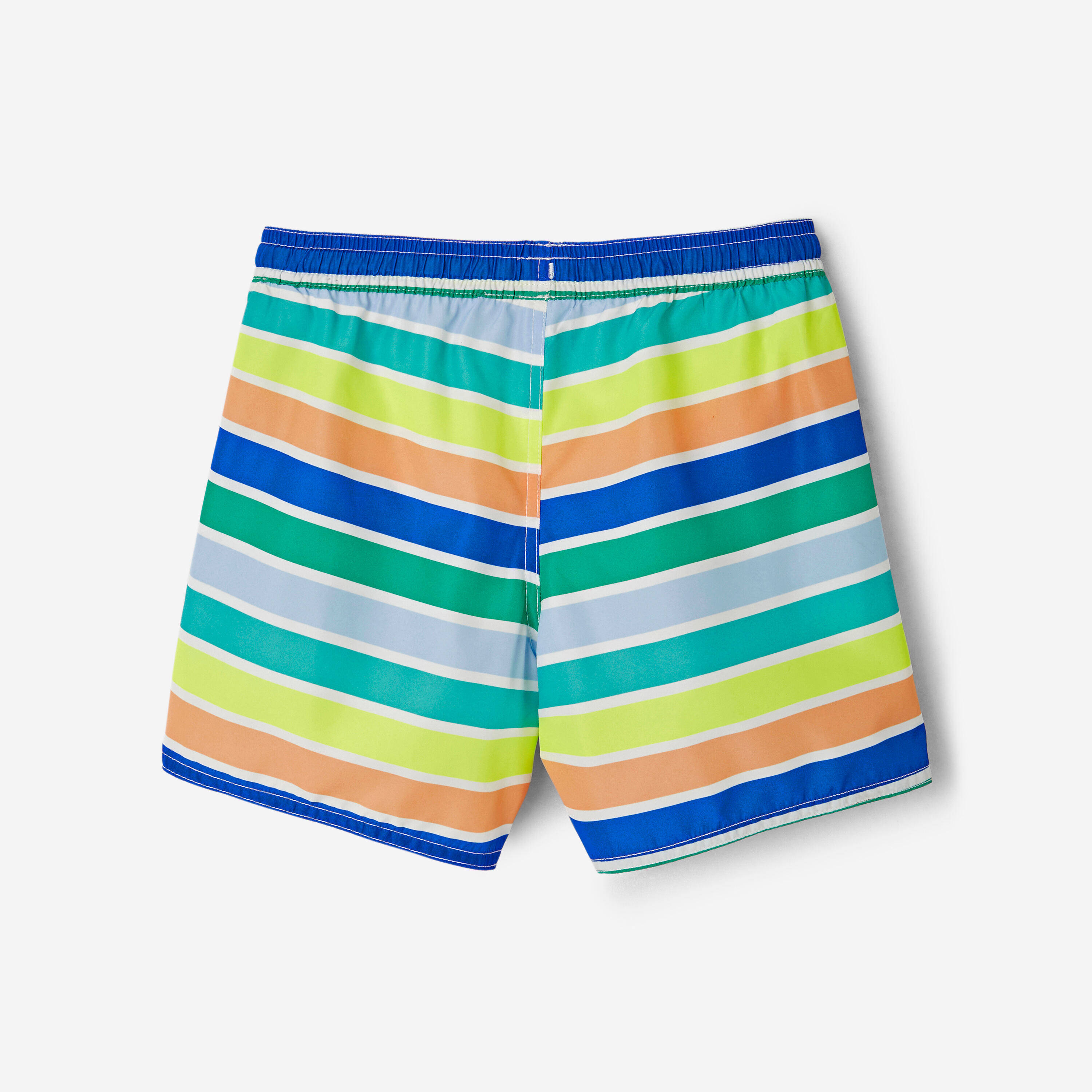 Boys’ striped swim shorts - 100 Stripy multicoloured -  5
