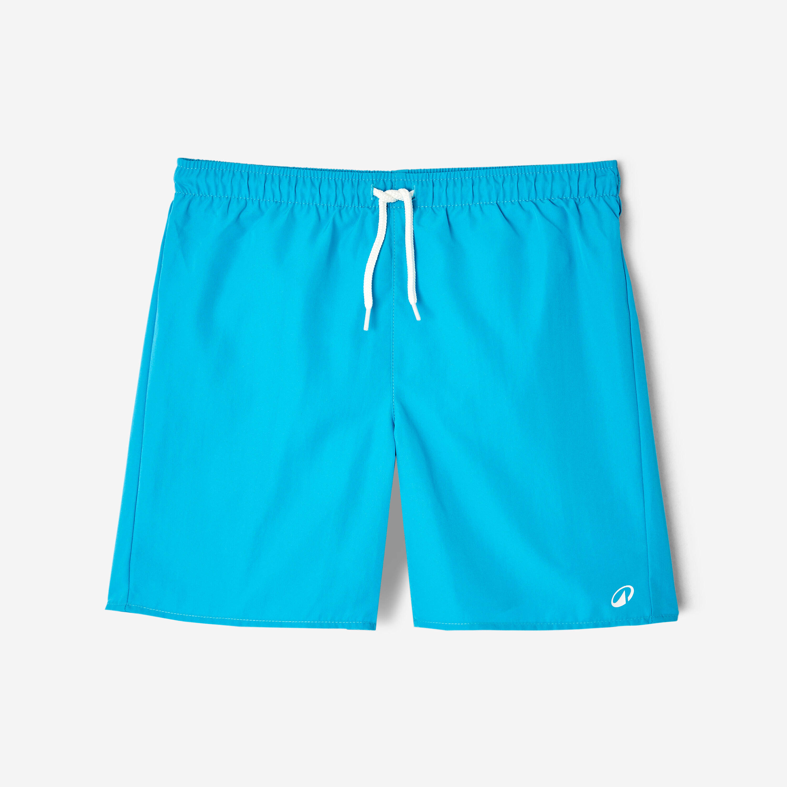 Boys’ swim shorts - 100 cyan blue -  5