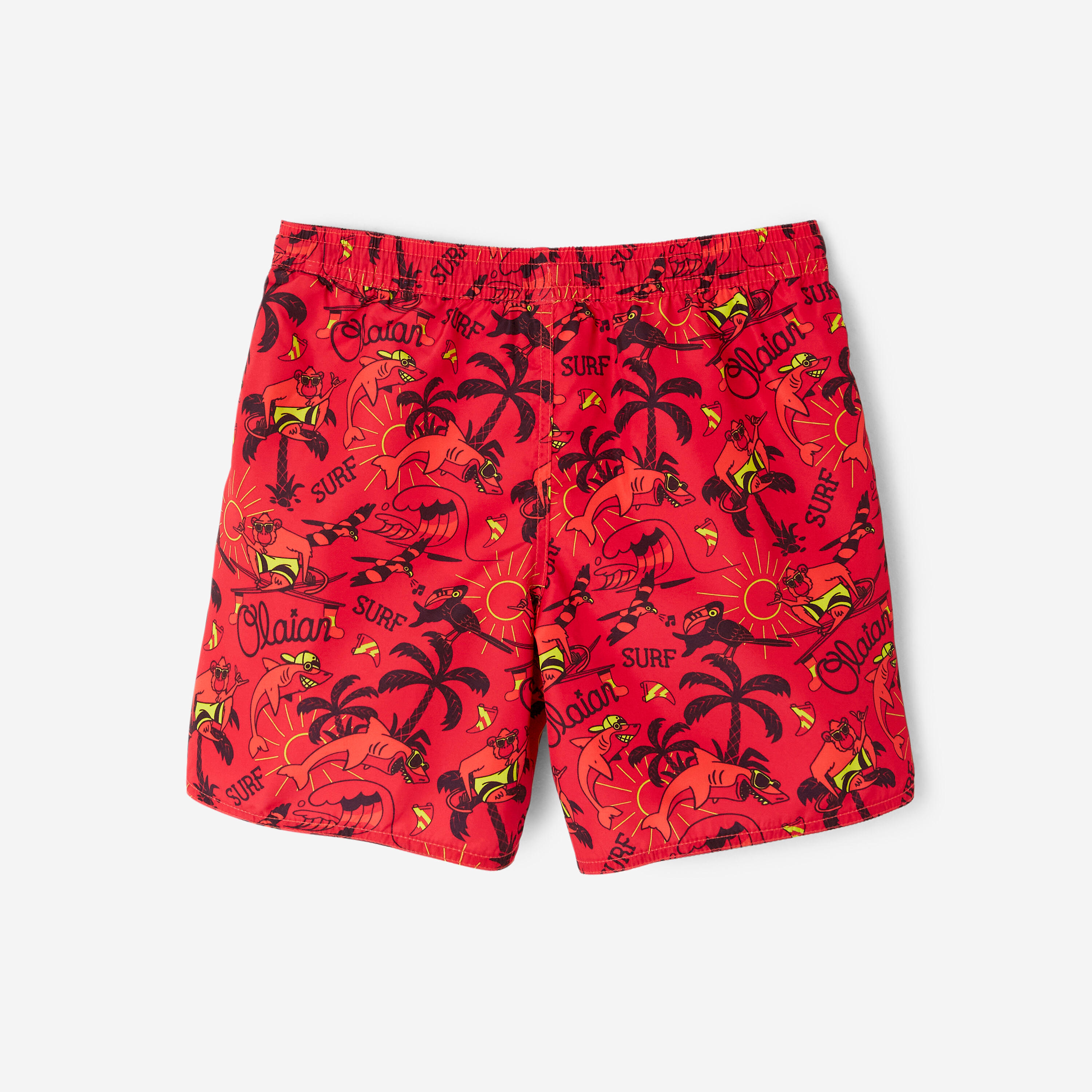 Short de surf garçon, 100 Âge 4-8 ans 6/7