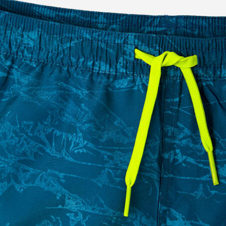 Шорти для плавання 100 Shiba сині/жовті