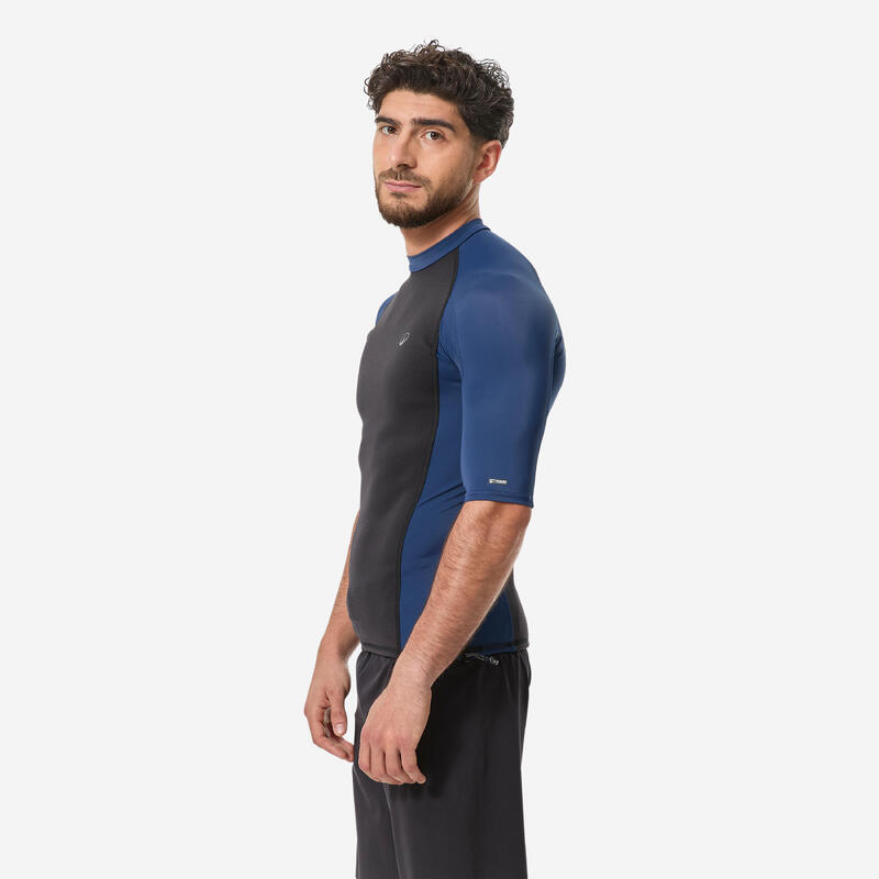 Tricou termic surf anti-UV, UPF50+, UV>95% NEOLYCRA 900 Negru Bărbați