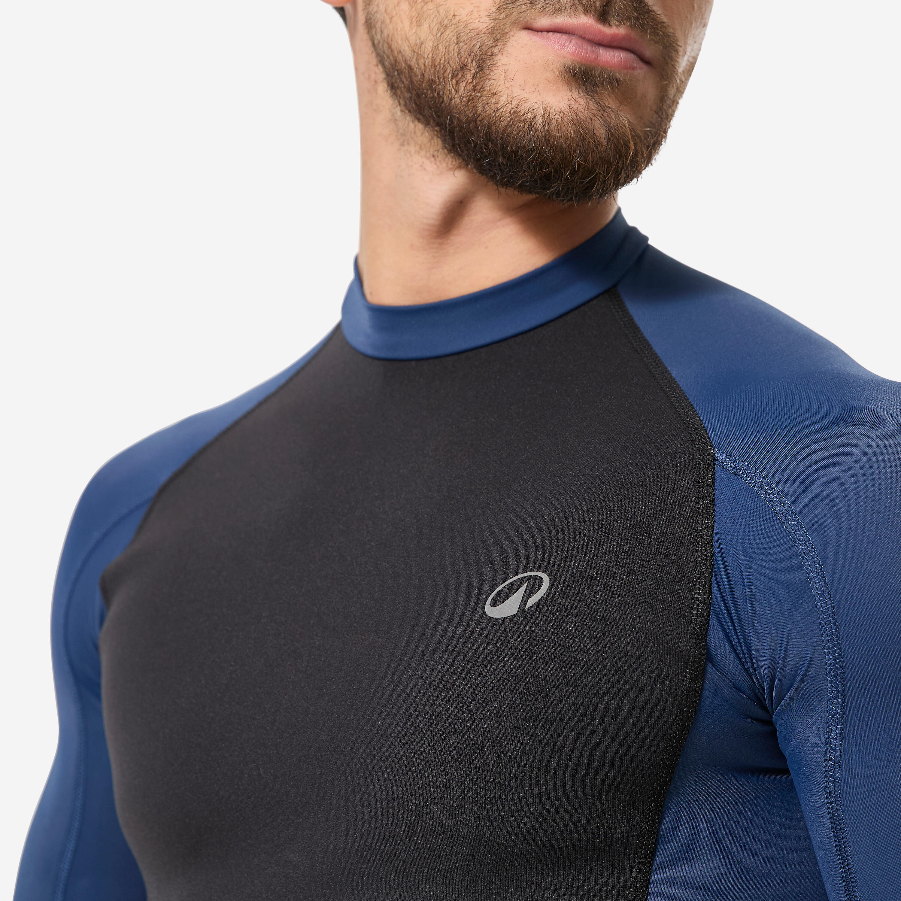 DECATHLON Pánske lykrovo-neoprénové termo tričko s UV ochranou na surf s krátkym rukávom S · záber 6