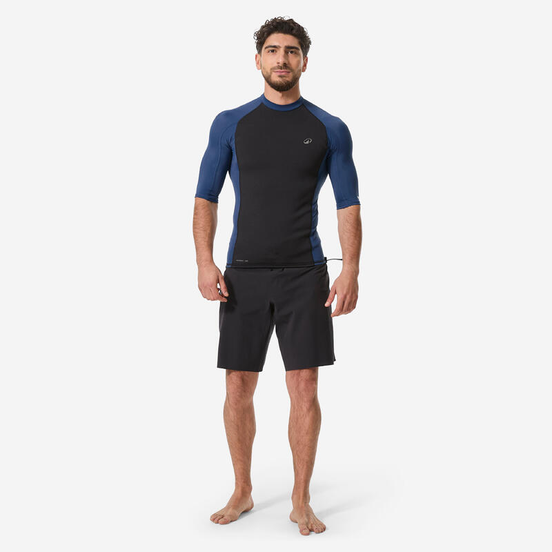 Tricou termic surf anti-UV, UPF50+, UV>95% NEOLYCRA 900 Negru Bărbați