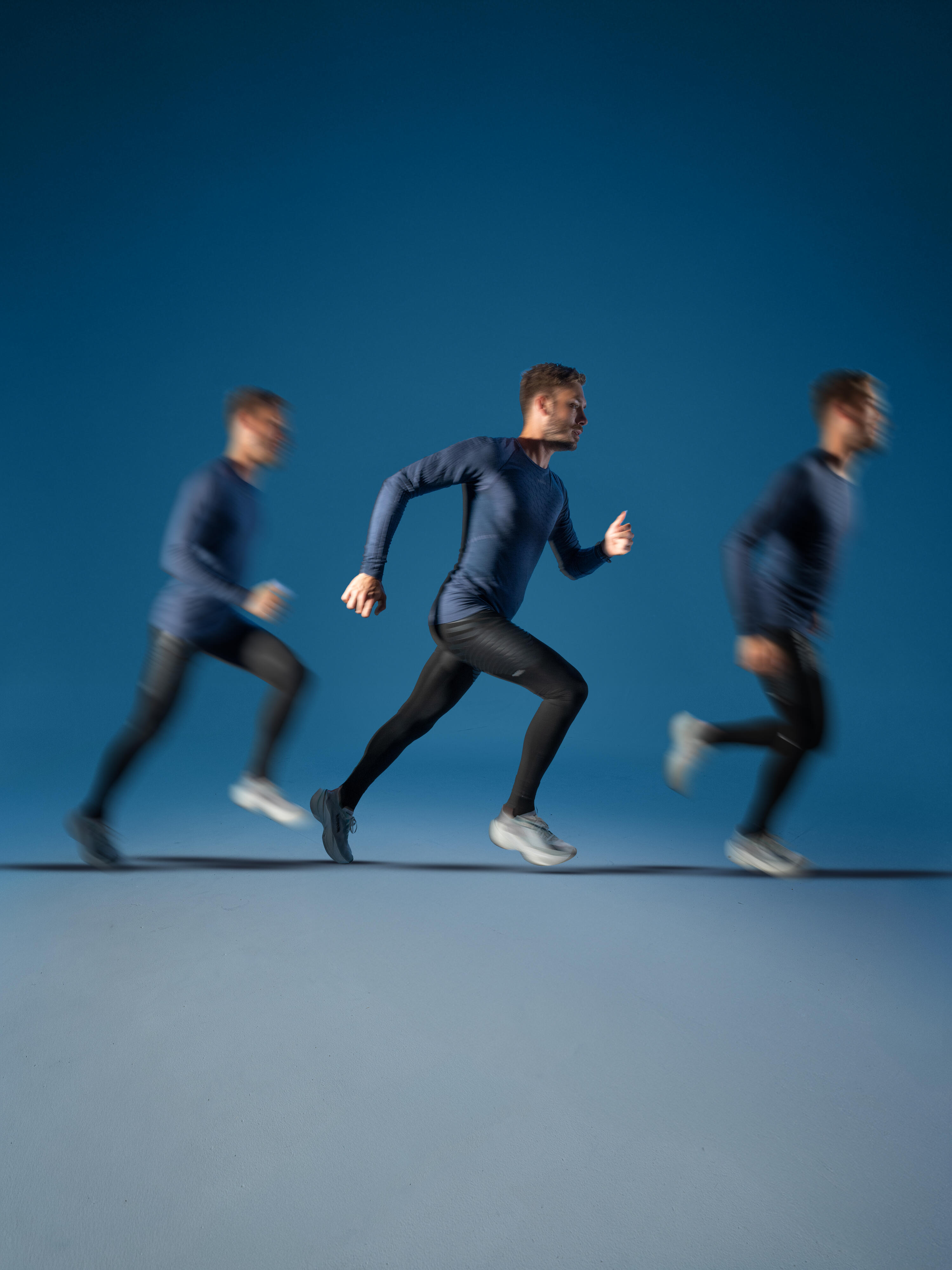 Leggings running uomo RUN COMPRESS 900 RHEON neri 19/22